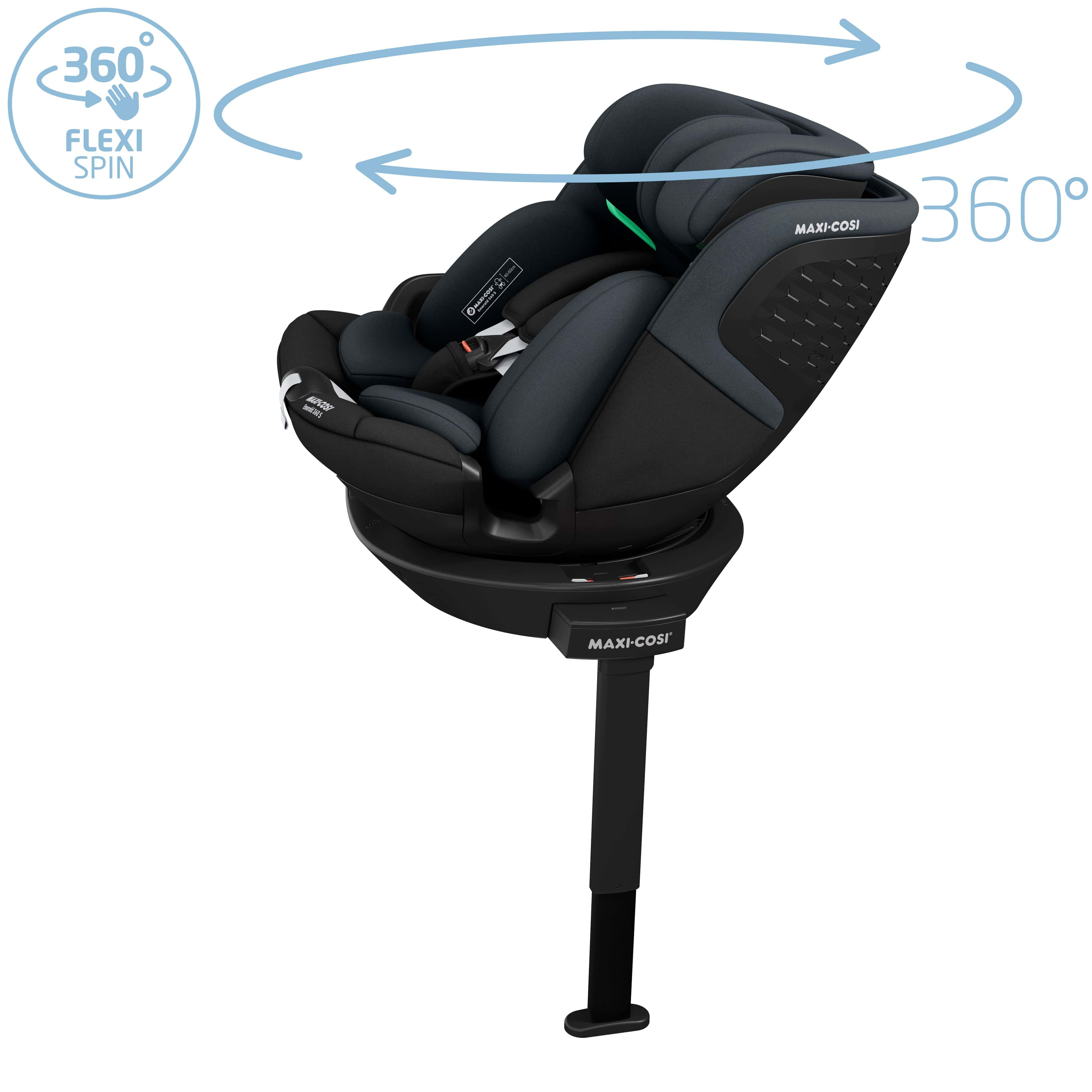 Maxi-Cosi baby prams Maxi-Cosi Oxford+ 8 Piece Emerald 360S Bundle - Twillic Black KF10000135