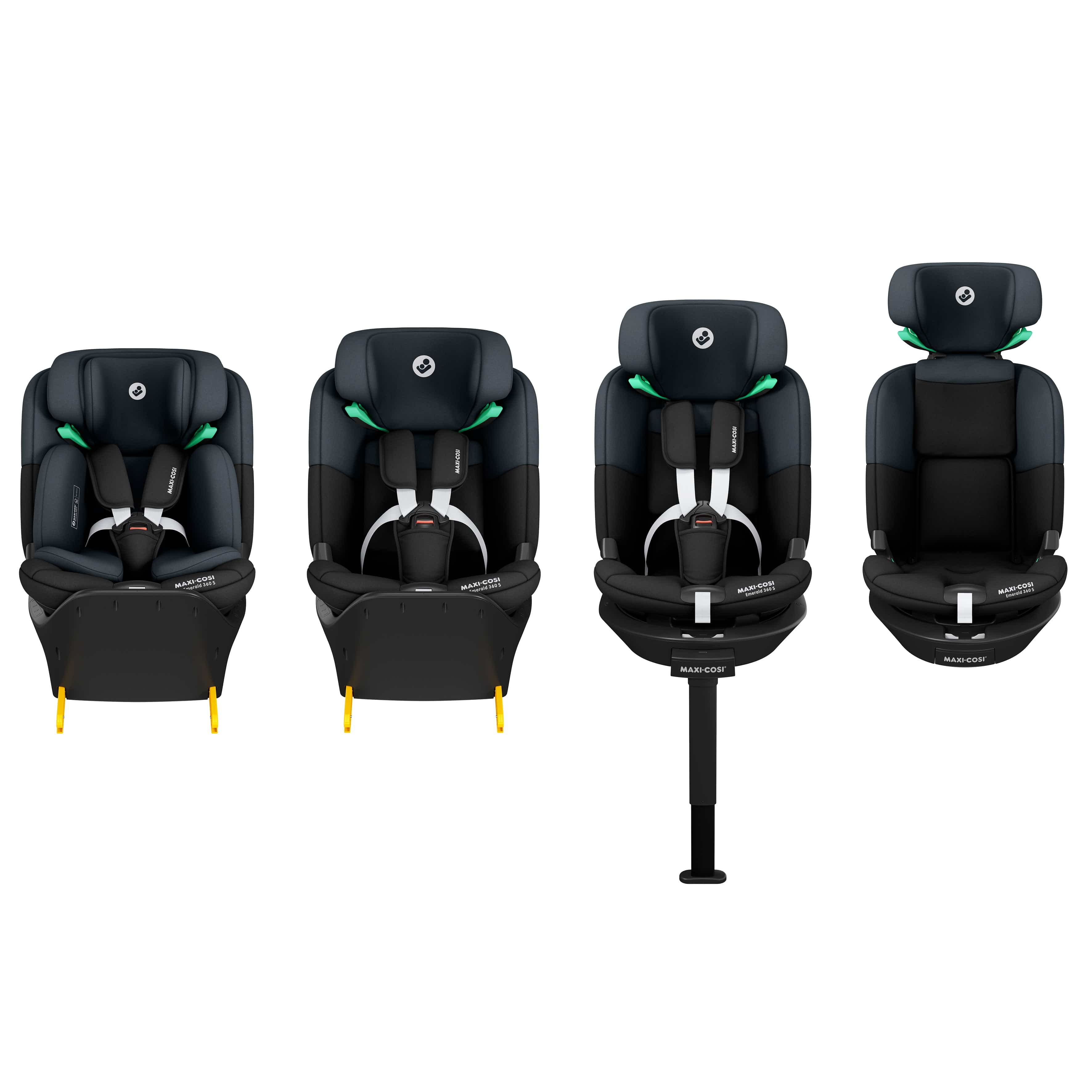 Maxi-Cosi baby prams Maxi-Cosi Oxford+ 8 Piece Emerald 360S Bundle - Twillic Black KF10000135