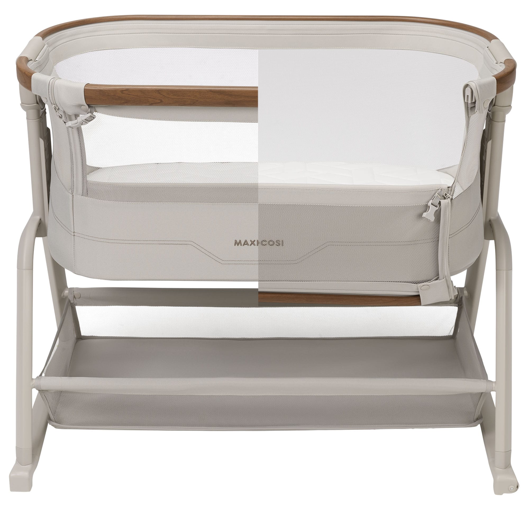 Maxi-Cosi cribs Maxi-Cosi Iora Plus Co-Sleeper & Bassinet - Elegance Beige