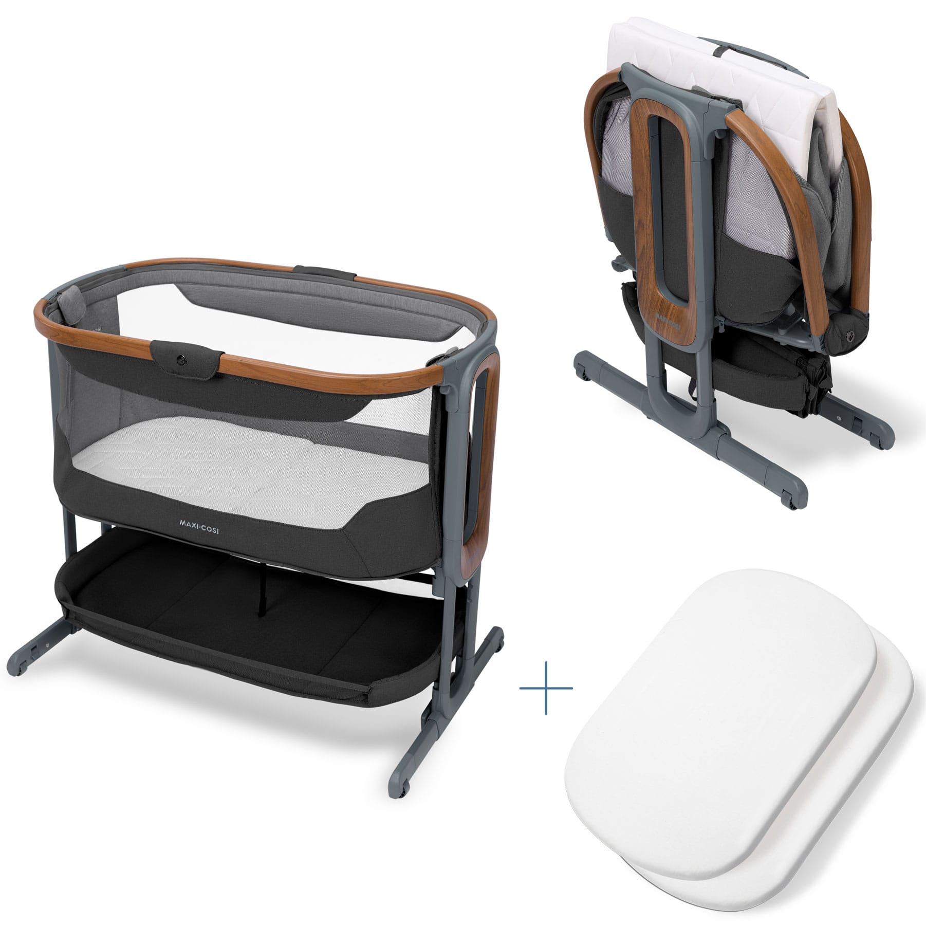 Maxi-Cosi cribs Maxi-Cosi Iora Pro Co-Sleeper & Bassinet - Elegance Graphite