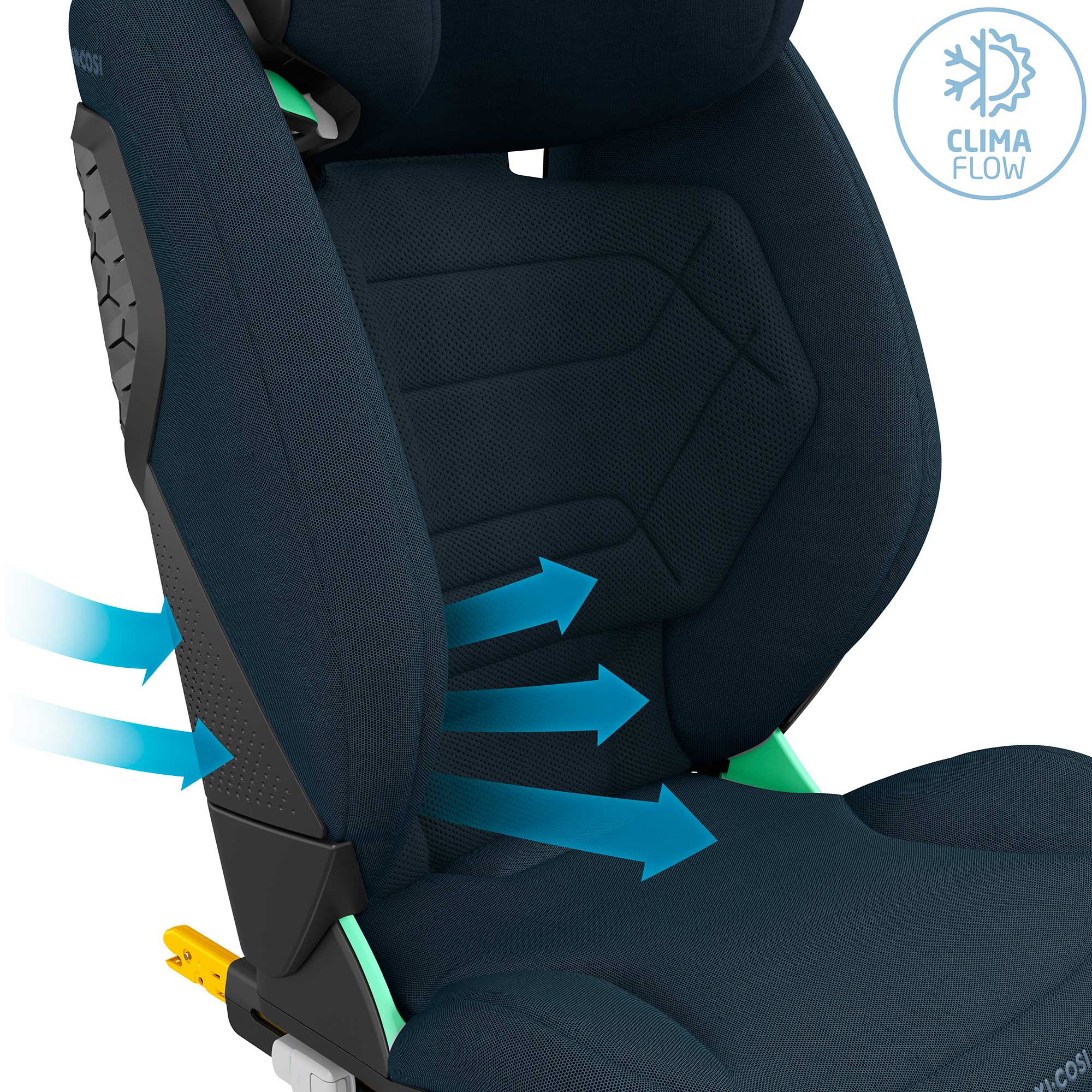 Maxi-Cosi highback booster seats Maxi-Cosi Rodifix Pro 2 Highback Booster - Authentic Blue 8800477110