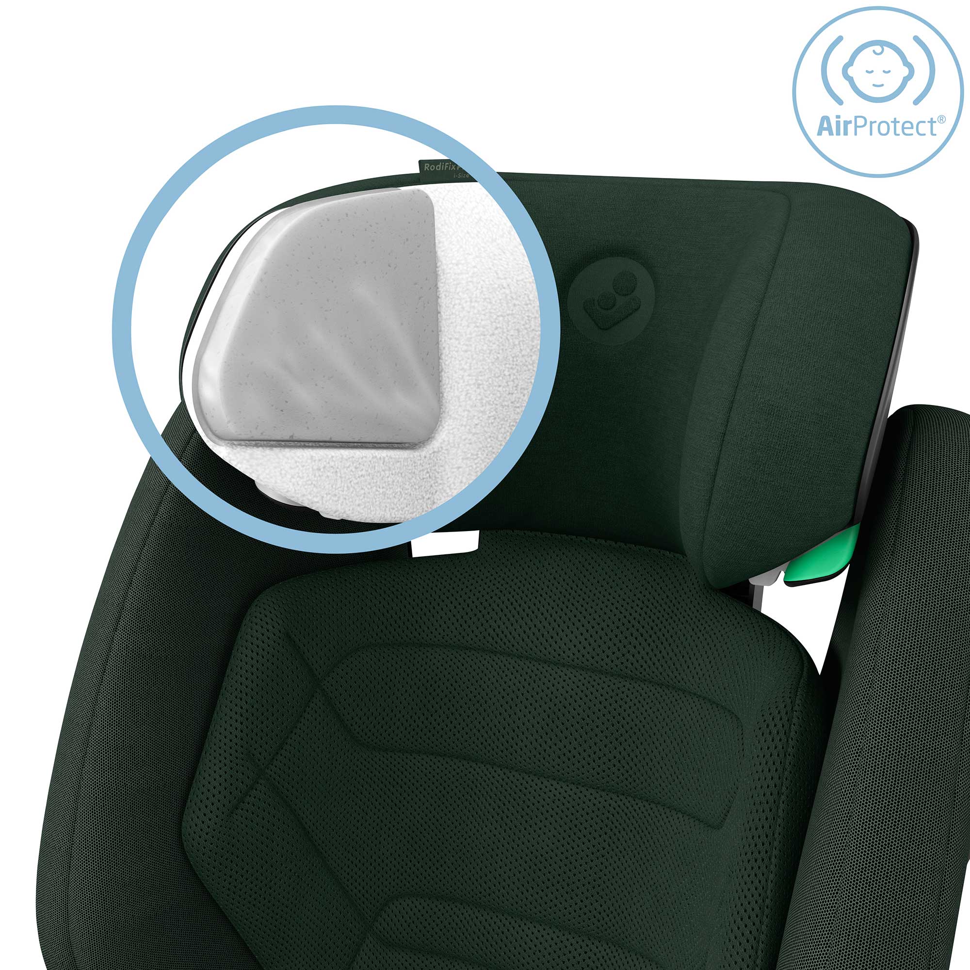 Maxi-Cosi highback booster seats Maxi-Cosi Rodifix Pro 2 Highback Booster - Authentic Green 8800490110