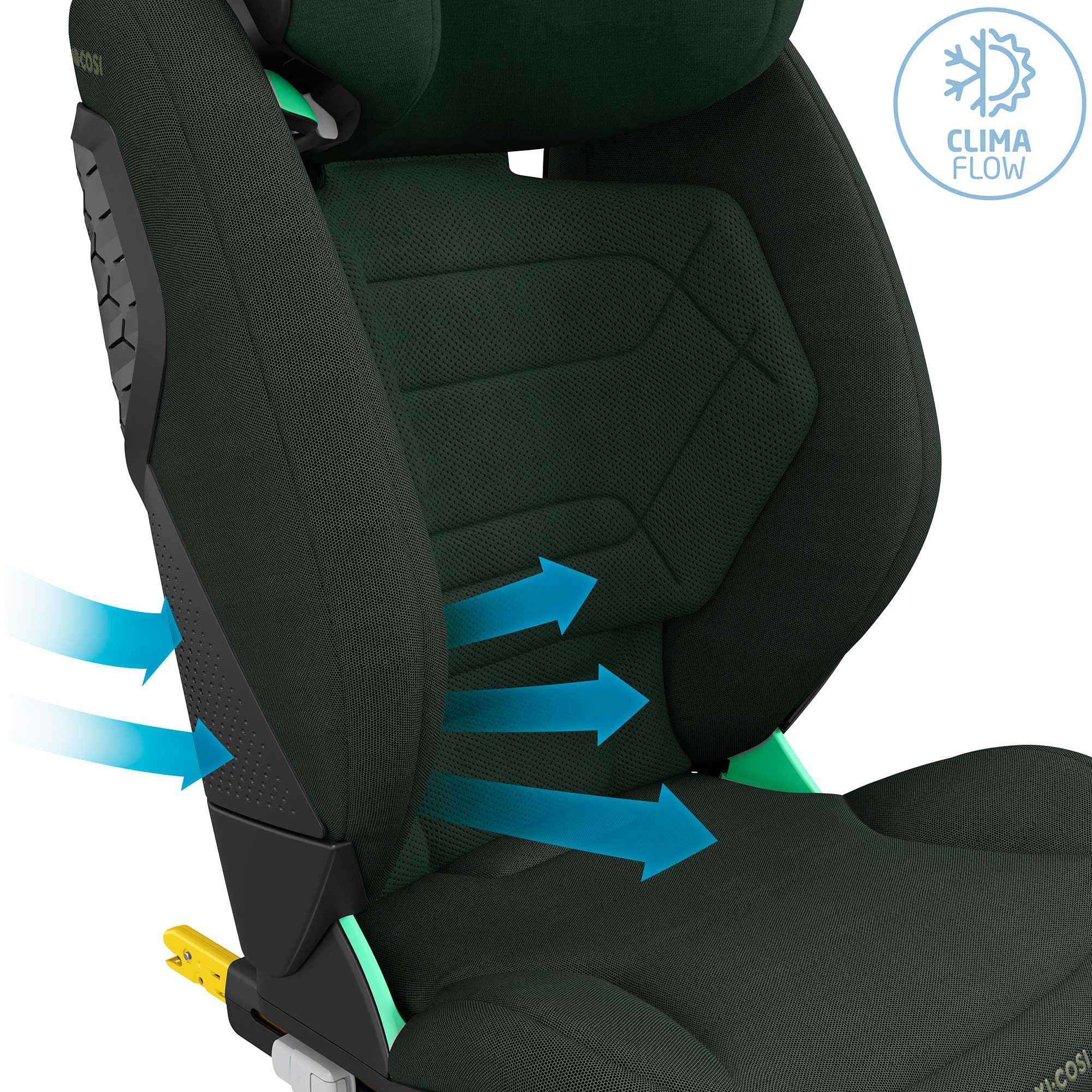 Maxi-Cosi highback booster seats Maxi-Cosi Rodifix Pro 2 Highback Booster - Authentic Green 8800490110