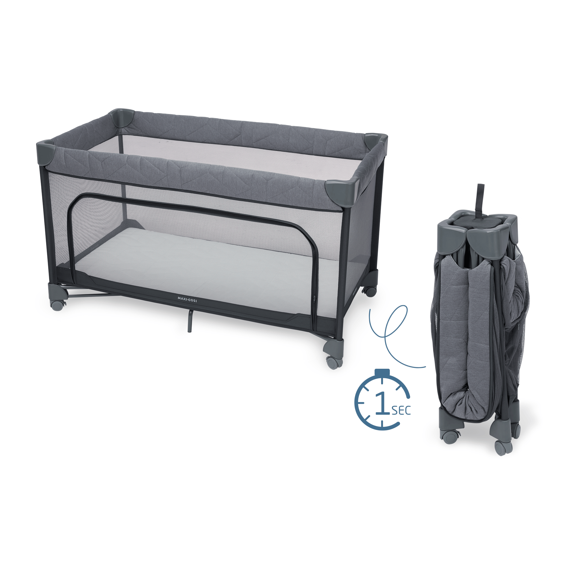 Maxi-Cosi travel cots Maxi-Cosi Merlin Travel Cot - Elegance Graphite