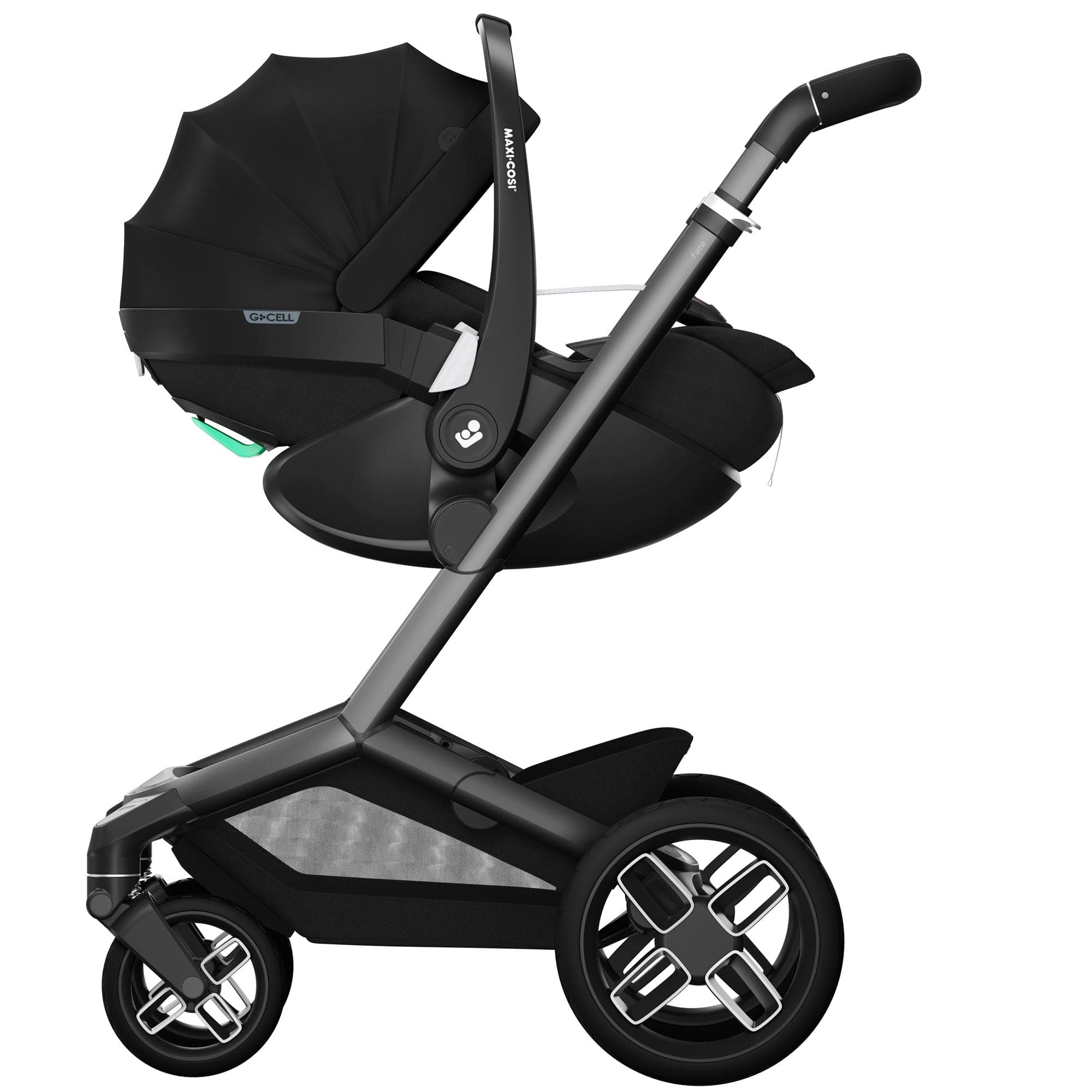 Maxi-Cosi travel systems Maxi-Cosi FAME 9 Piece Complete Travel System in Twillic Black KF64200000