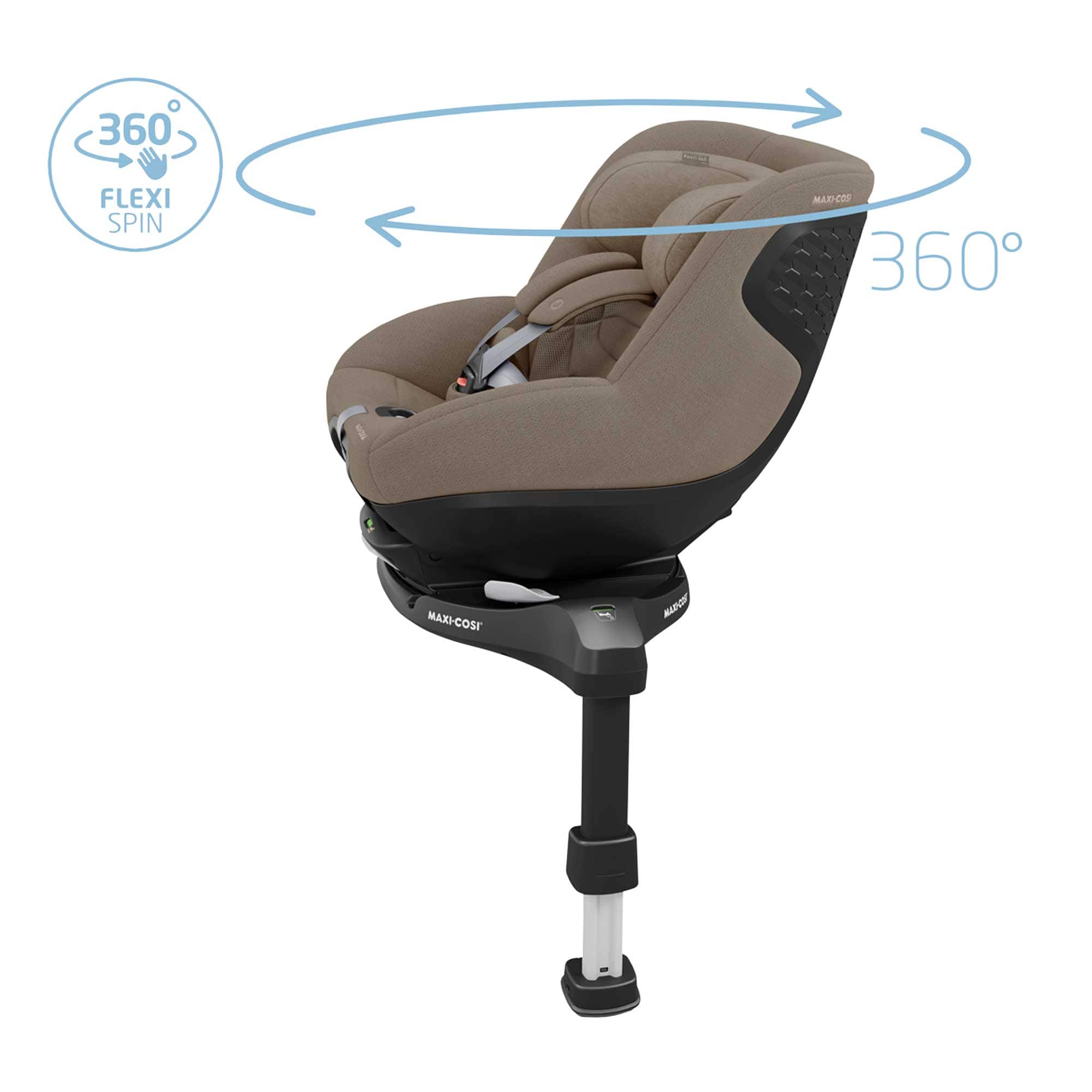 Maxi-Cosi travel systems Maxi-Cosi FAME 10 Piece Premium Family 360 Pro Bundle in Twillic Truffle (Black Wheels) KF10000133