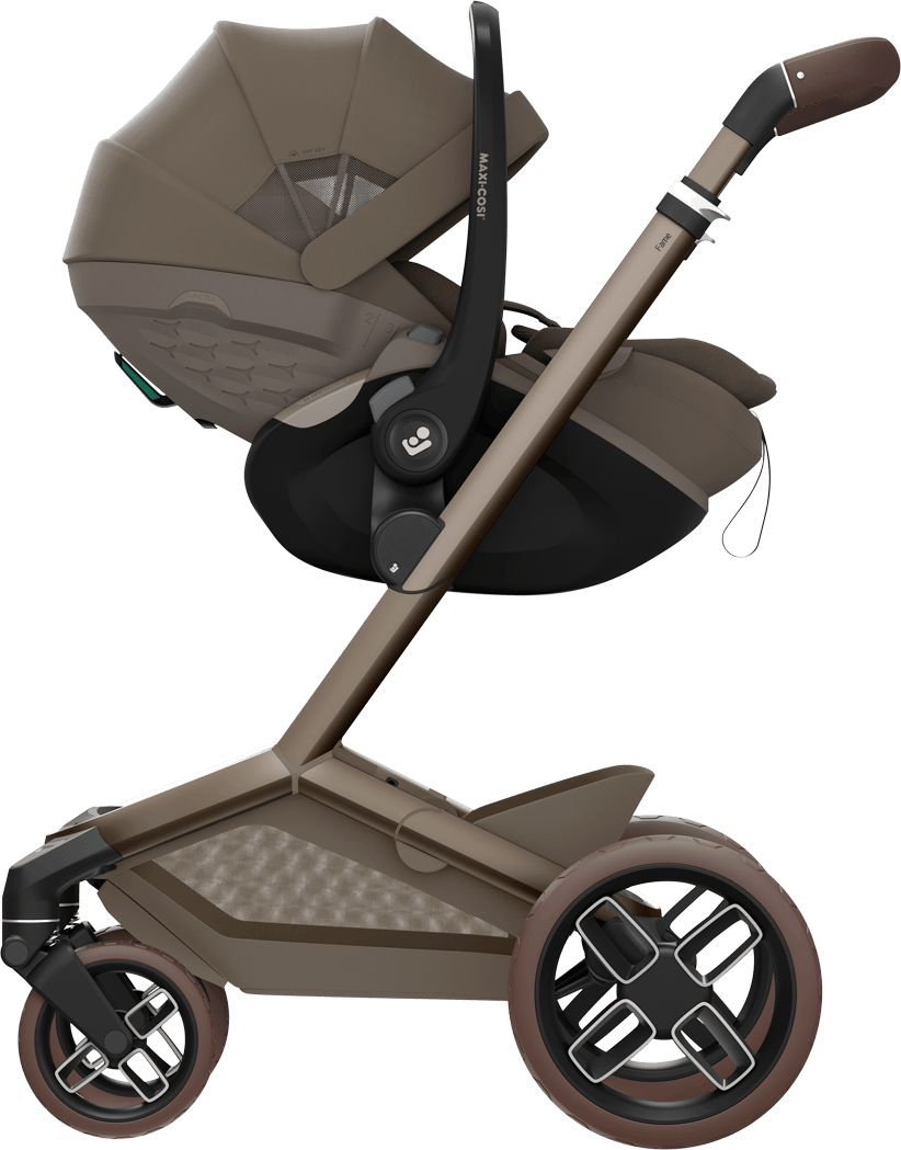 Maxi-Cosi travel systems Maxi-Cosi Fame 8 Piece Emerald 360 Pro Bundle - Oak Truffle KF10000234