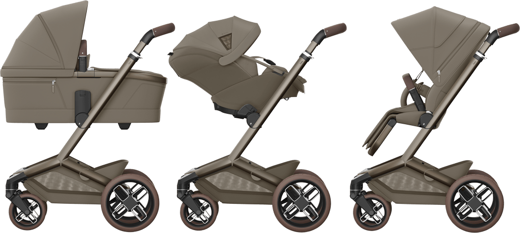 Maxi-Cosi travel systems Maxi-Cosi Fame 8 Piece Emerald 360 Pro Bundle - Oak Truffle KF10000234