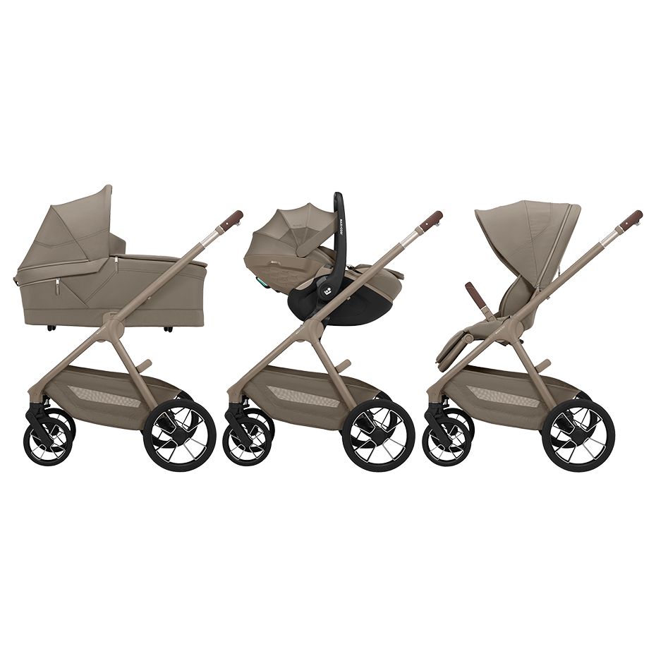 Maxi-Cosi travel systems Maxi-Cosi Oxford+ 9pc Premium Travel System - Oak Truffle KF10000170