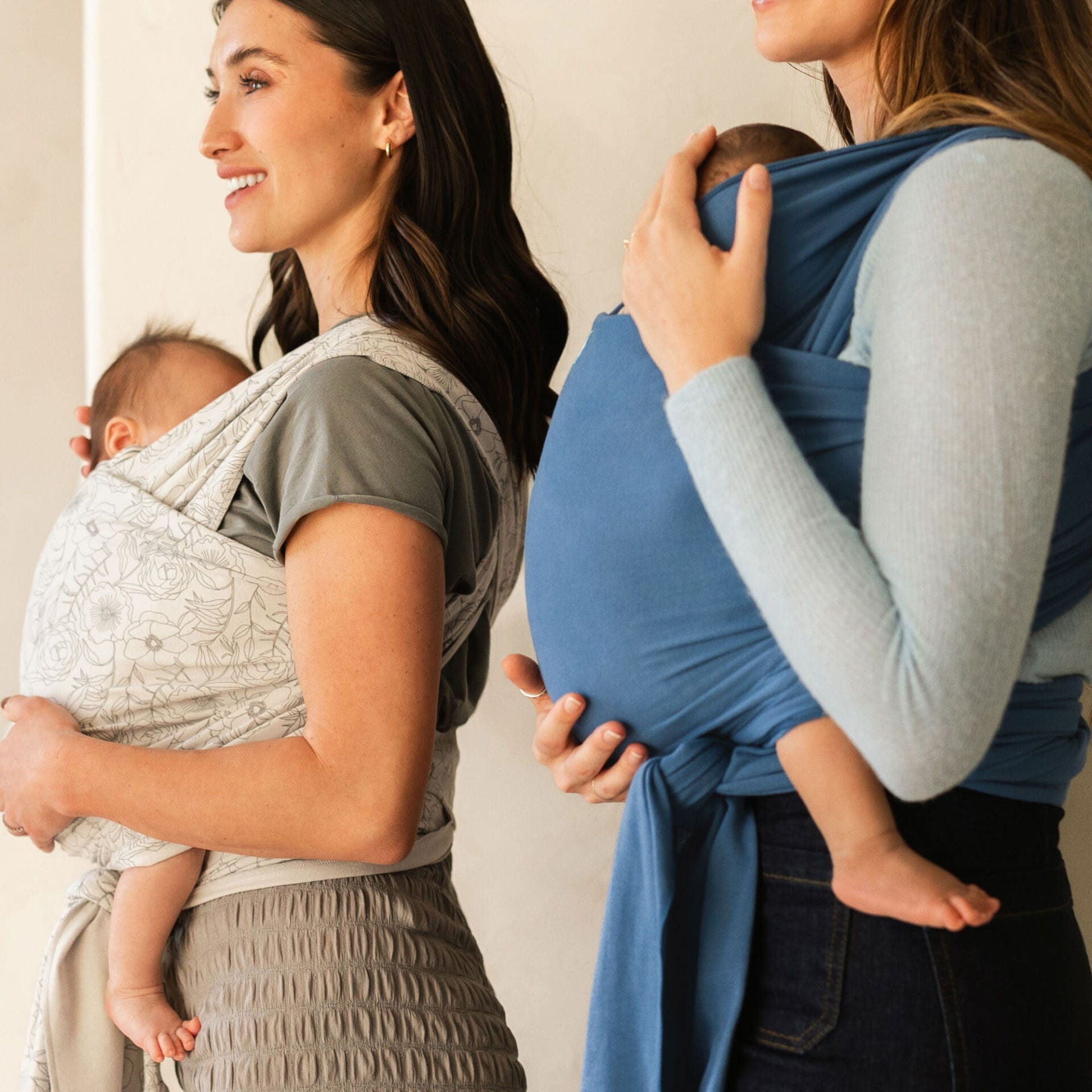Moby baby carriers Moby Classic Wrap by Petunia - Seaside Poppies MOB-PMW-148