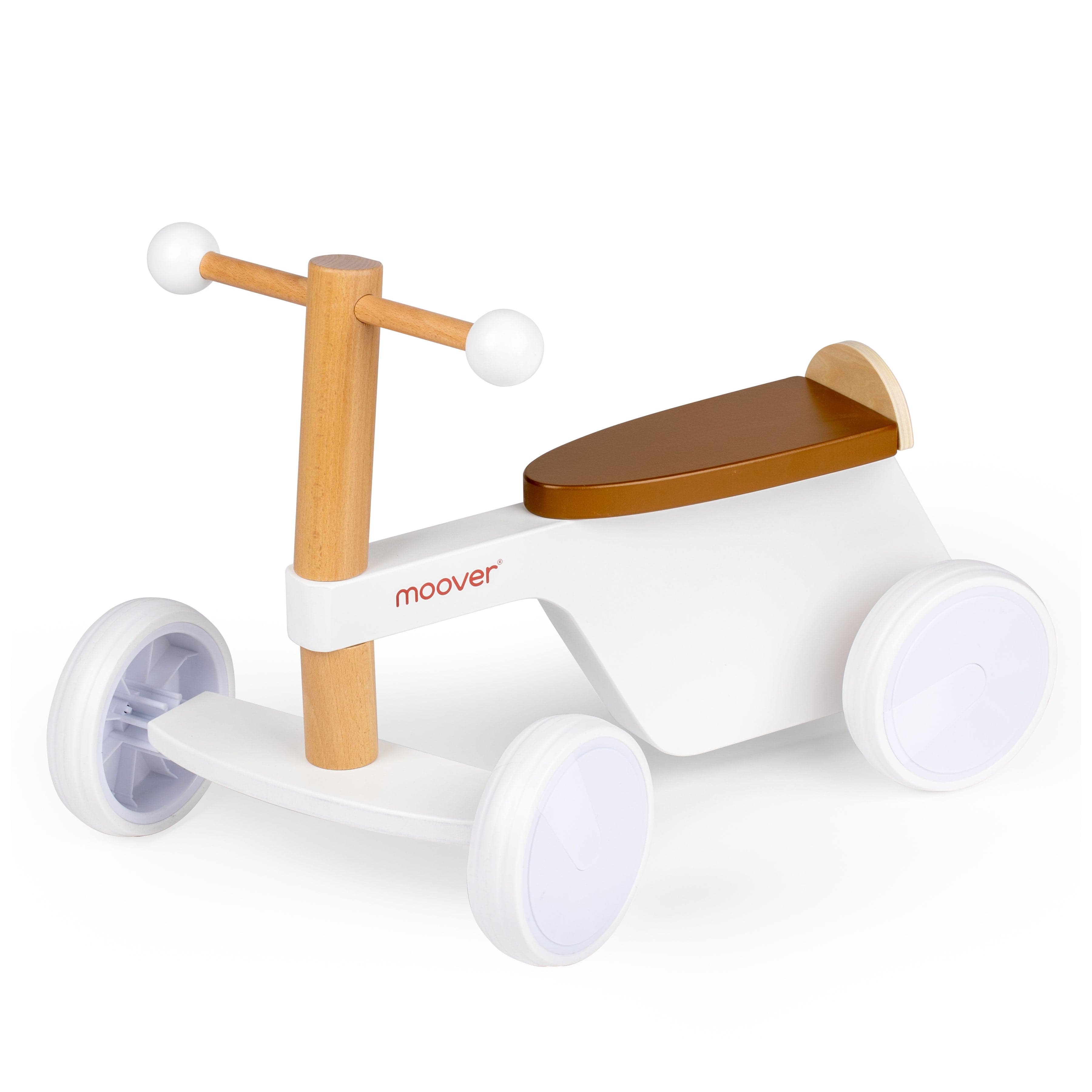 Moover push along toys Moover- 4 - Ride On Bike - White MVBIKEWHTE