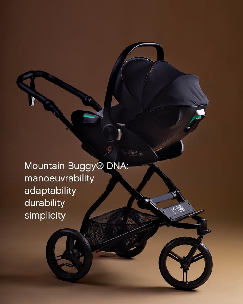 Mountain Buggy 3 wheel pushchairs Mountain Buggy Swift 3 Wheeler Pushchair - Caviar MB-SW1v4caviar