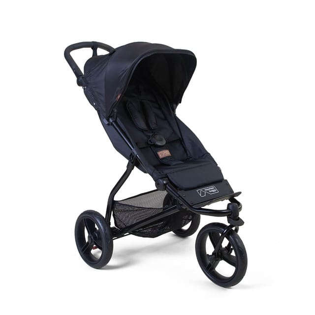 Mountain Buggy 3 wheel pushchairs Mountain Buggy Swift 3 Wheeler Pushchair - Caviar MB-SW1v4caviar