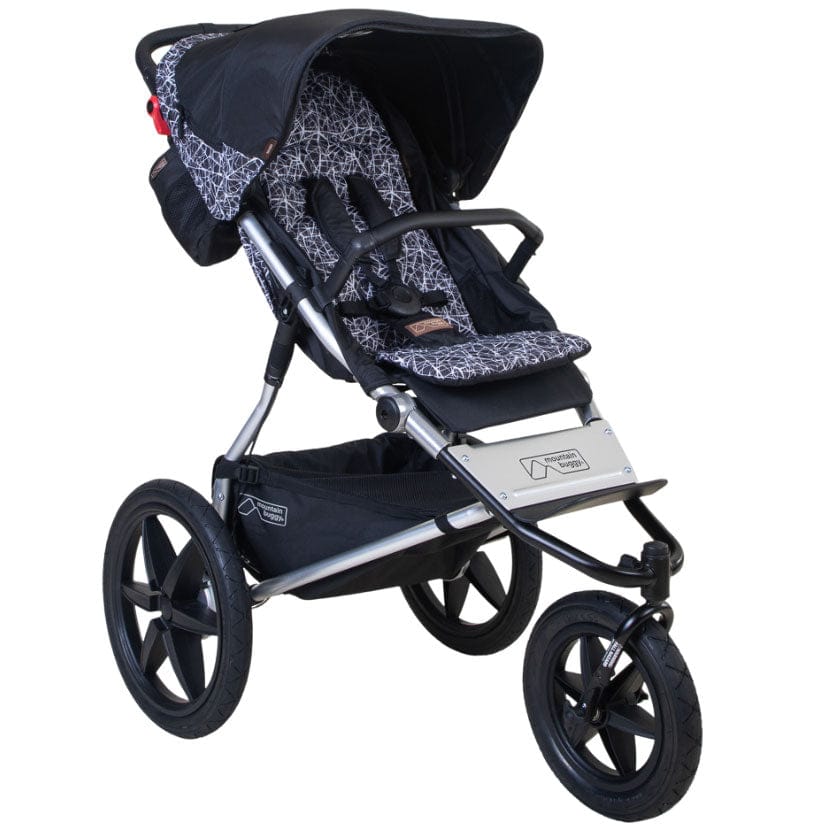 Mountain Buggy 3 wheel pushchairs Mountain Buggy Terrain V4 With Carrycot Plus - Graphite 21606-GRA