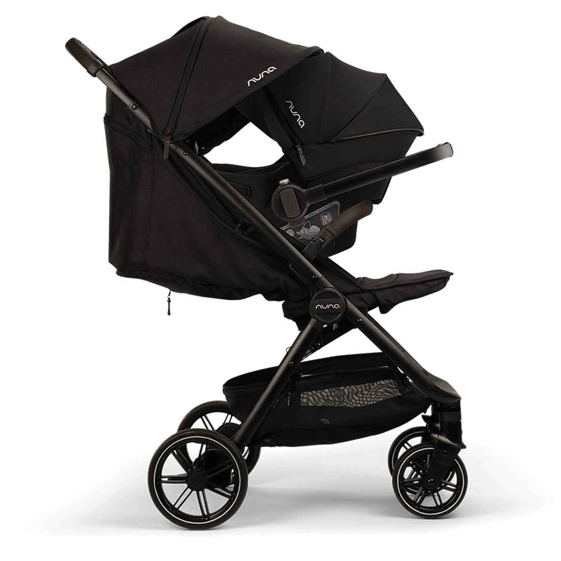 Nuna baby pushchairs Nuna TRVL lx Stroller - Caviar ST18101CVRGL