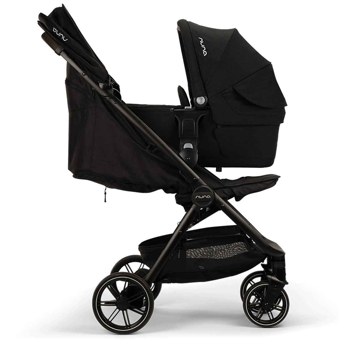 Nuna baby pushchairs Nuna TRVL lx Stroller - Caviar ST18101CVRGL