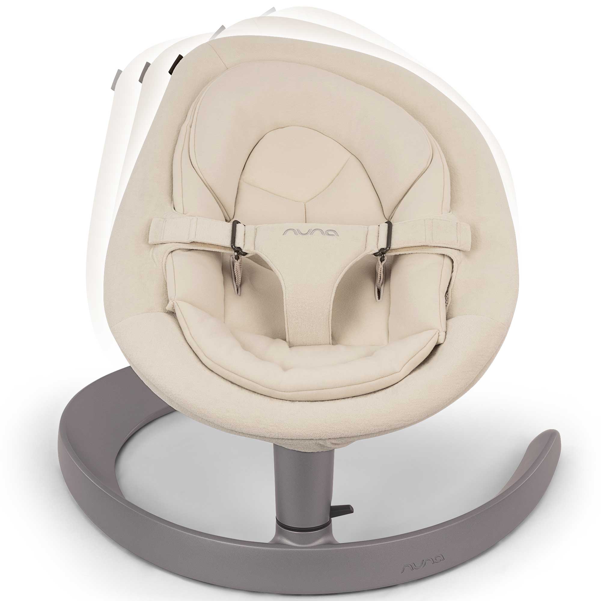 Nuna baby swings Nuna Leaf Grow Baby Bouncer - Cloud SE10319CLOGL