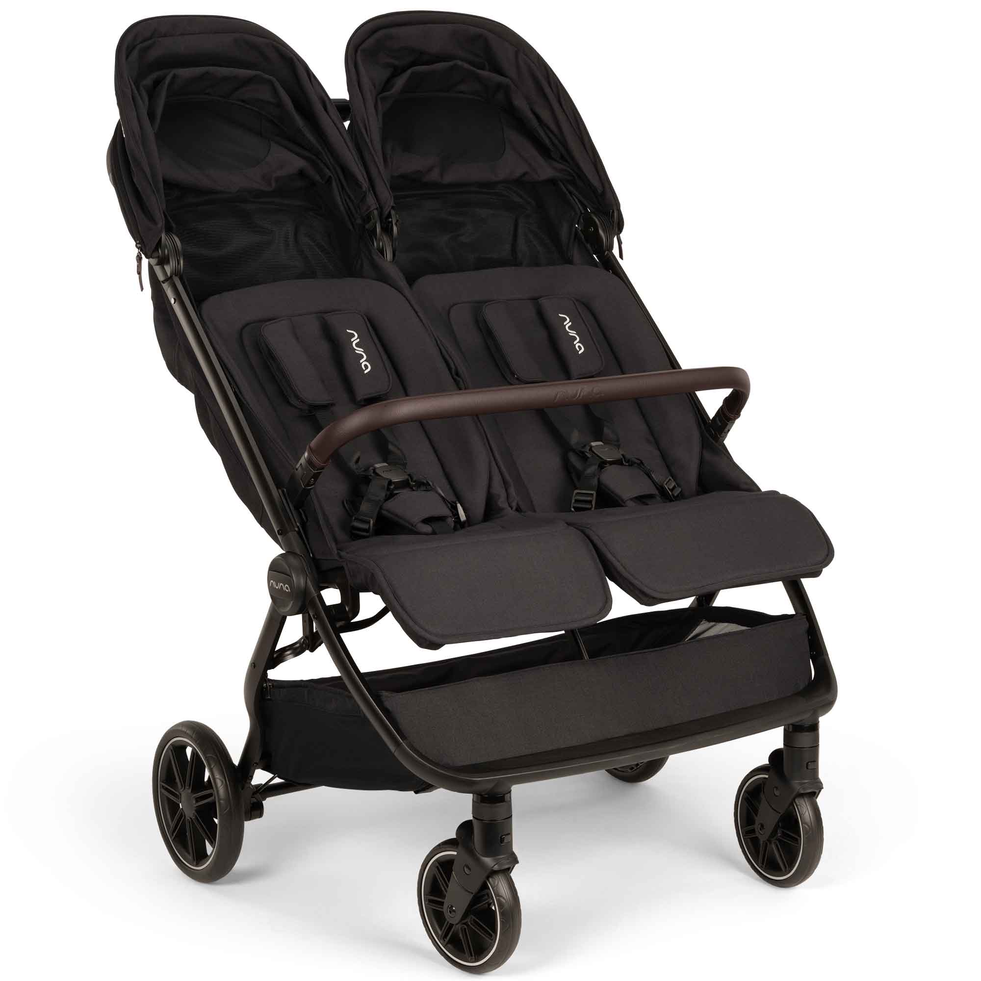Nuna double buggies Nuna TRVL Dubl Stroller - Caviar ST19801CVRGL