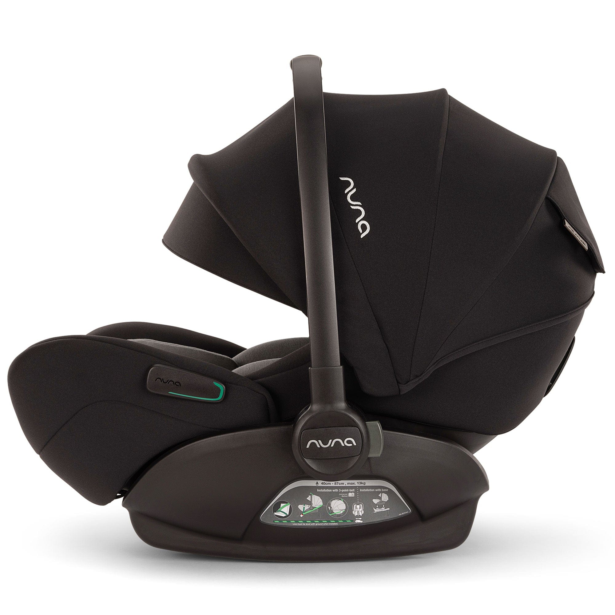 Nuna travel systems Nuna SWIV & ARRA Flex & BASE Curv Bundle - Caviar Z2BJSWIV1004UK