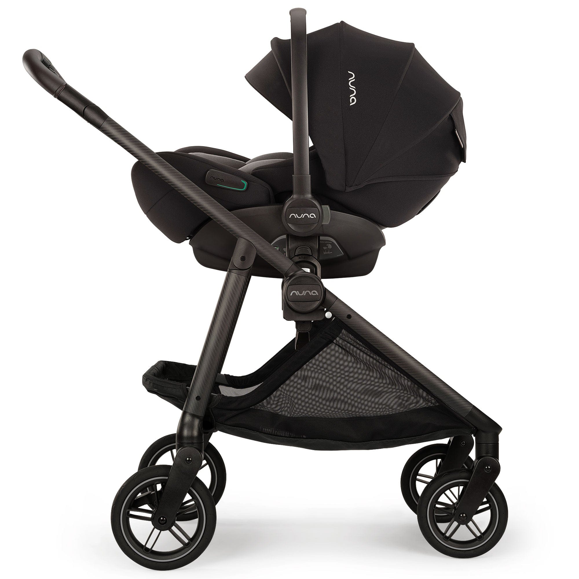 Nuna travel systems Nuna SWIV & ARRA Flex & BASE Curv Bundle - Caviar Z2BJSWIV1004UK