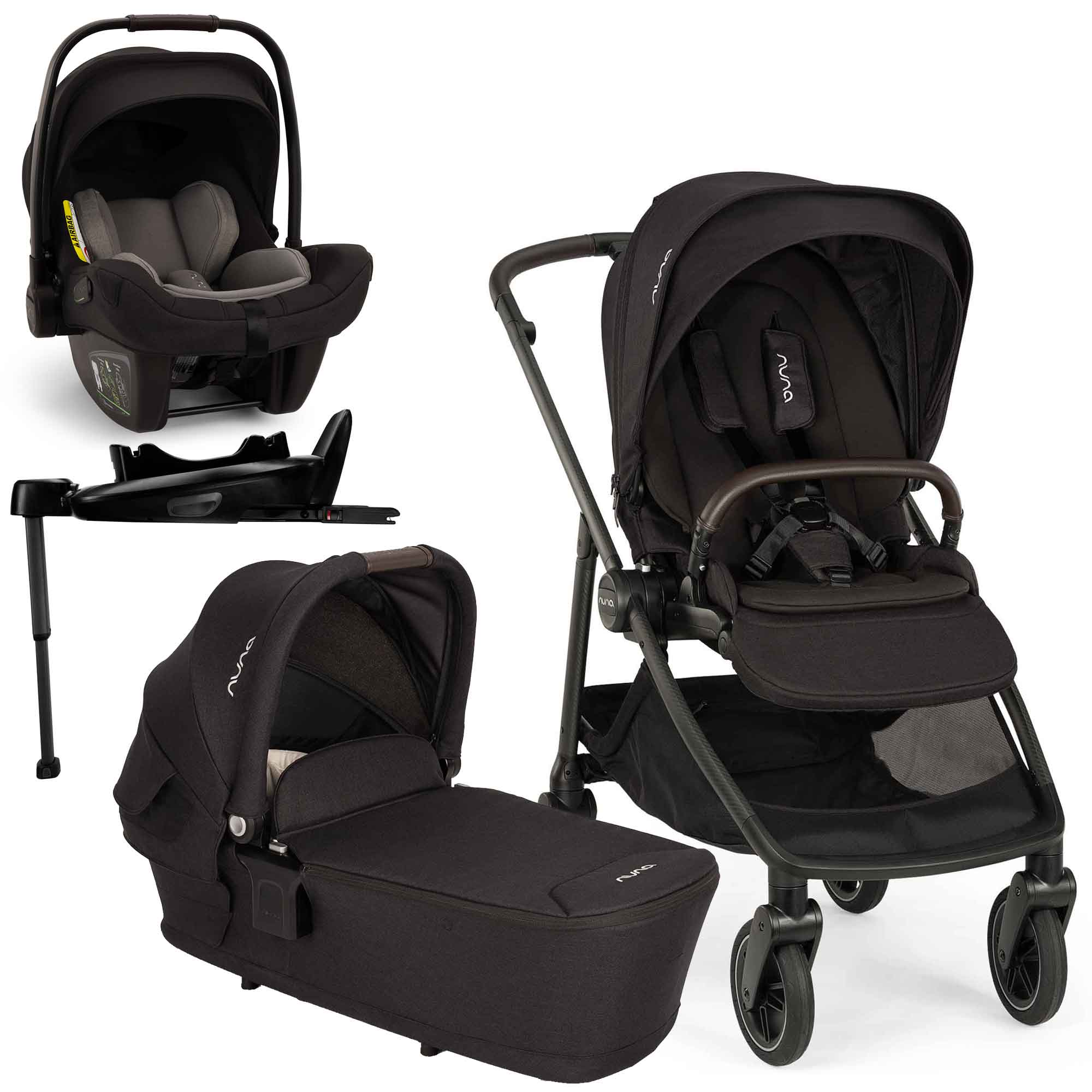 Nuna travel systems Nuna SWIV & PIPA Next Bundle - Caviar Z2BJSWIV1002UK