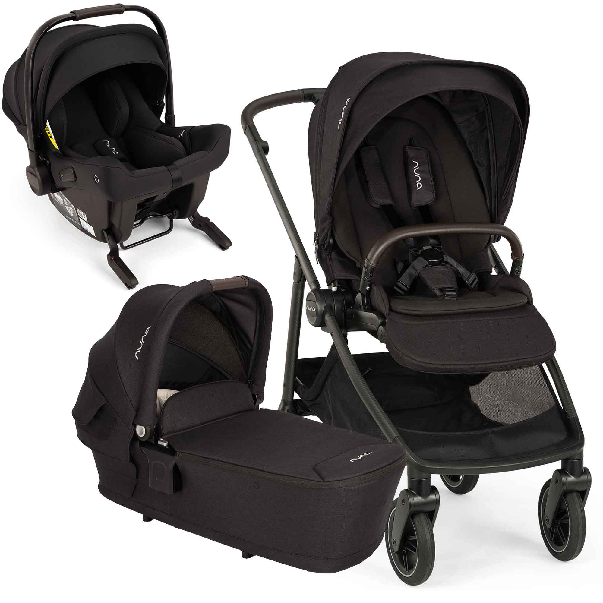Nuna travel systems Nuna SWIV & PIPA Urbn Bundle - Caviar Z2BJSWIV1003UK