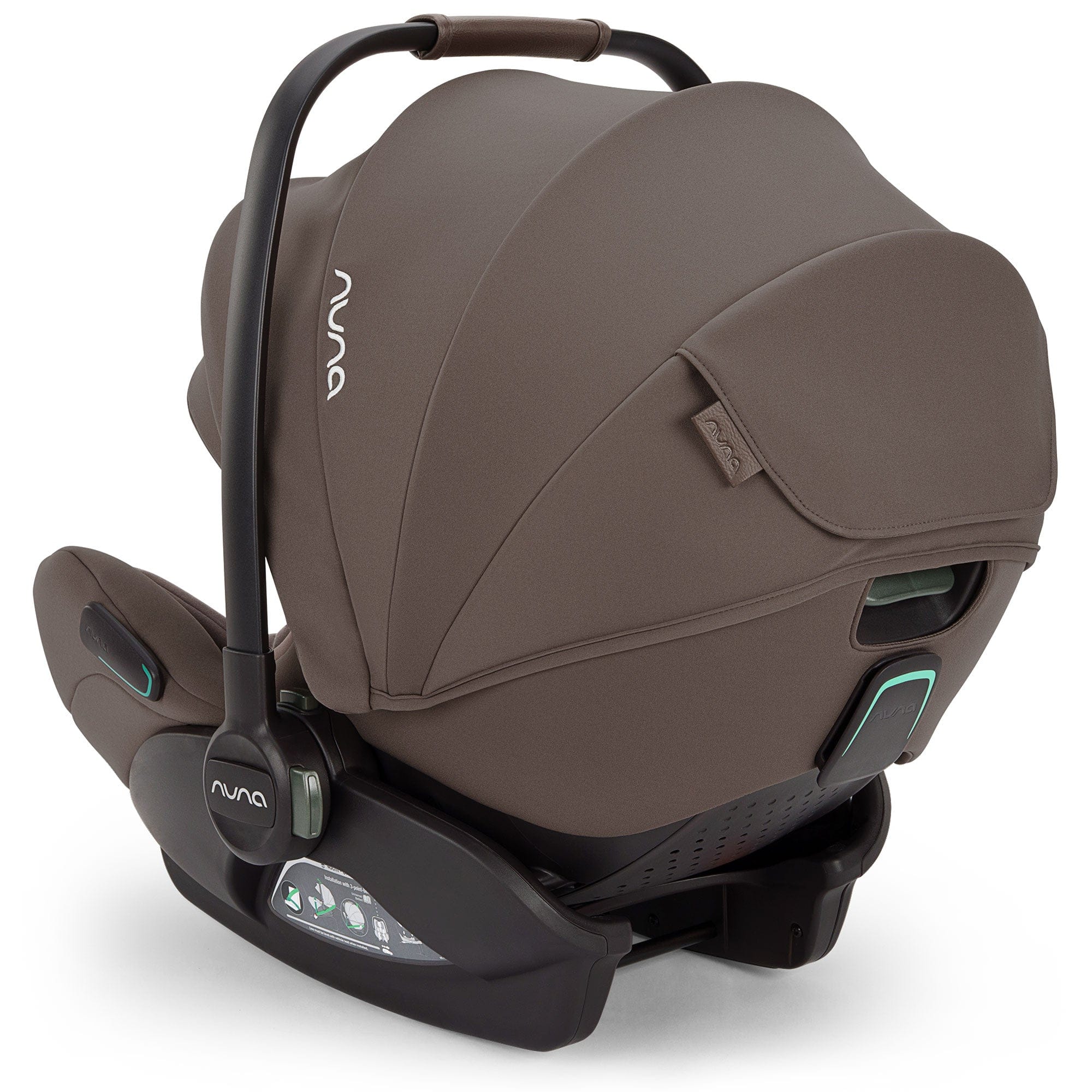 Nuna travel systems Nuna TRIV Next & ARRA Flex & BASE Curv Bundle - Chestnut
