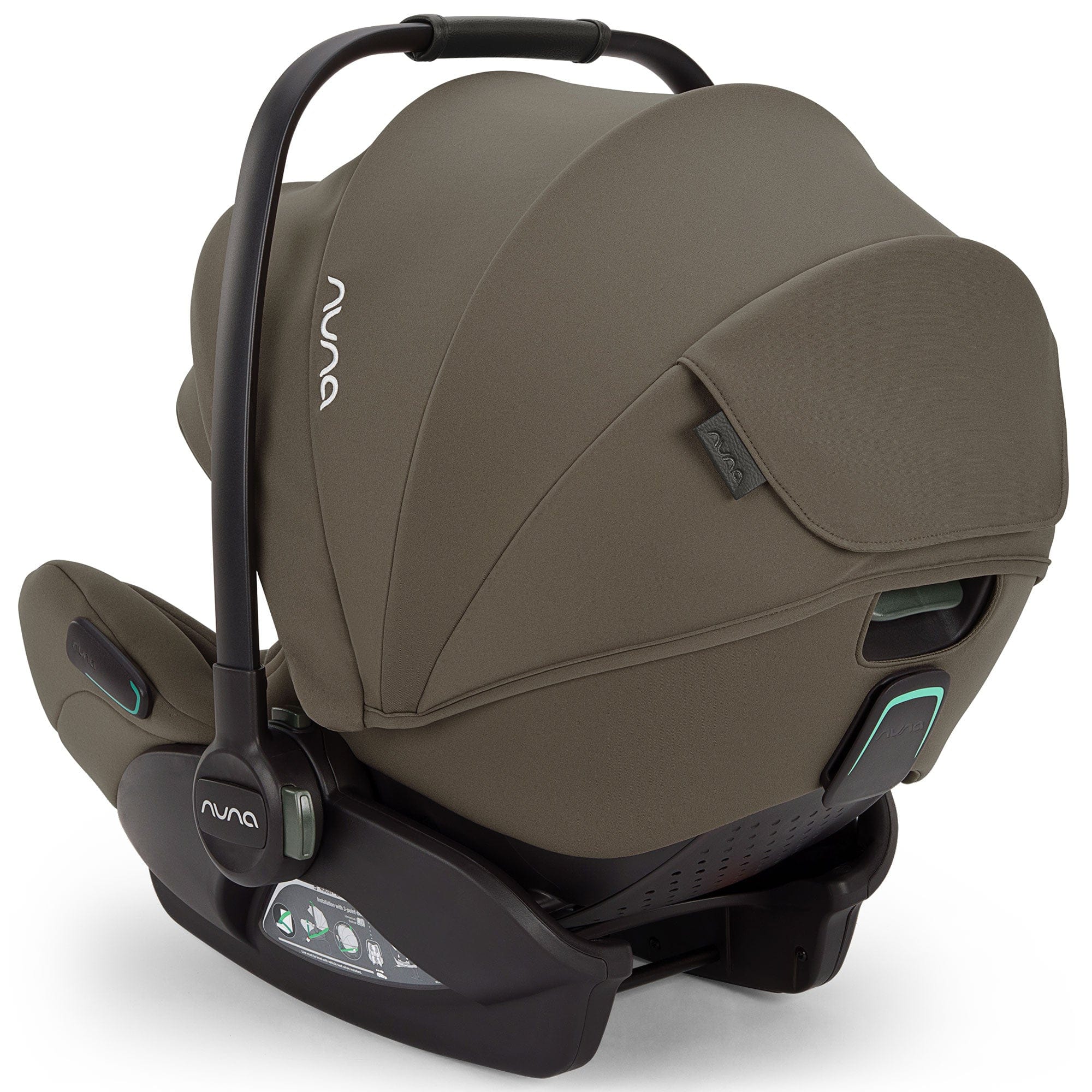 Nuna travel systems Nuna TRIV Next & ARRA Flex & BASE Curv Bundle - Pistachio Z2BNTRIV1050UK