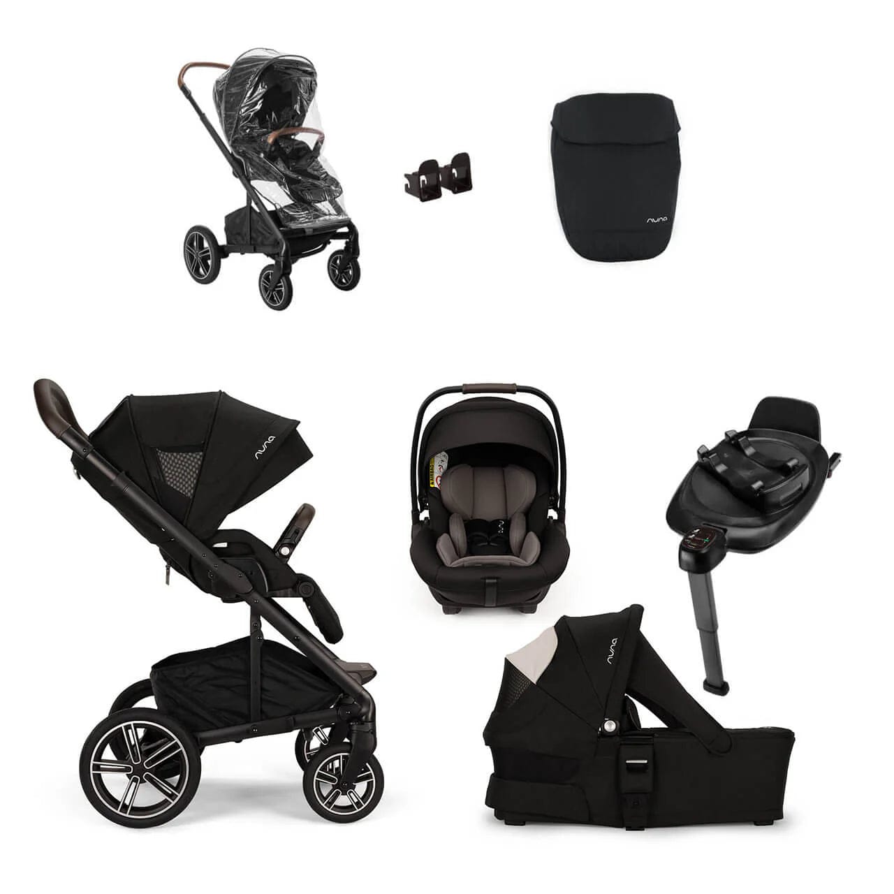 Nuna travel systems Nuna MIXX NEXT Generation ARRA Bundle (Caviar)