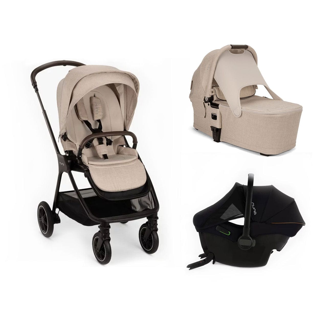 Nuna travel systems Nuna MIXX Next URBN Travel System (Biscotti) Z2BNMIXX1035UK