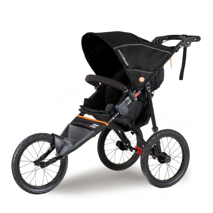 Out n About 3 wheel pushchairs Out n About Nipper Sport V5 - Summit Black NIPSP-01SBV5