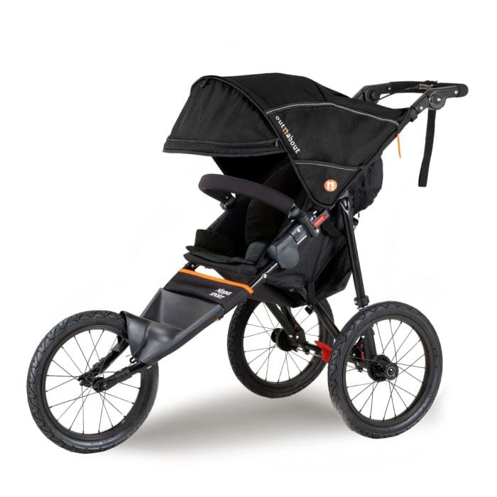 Out n About 3 wheel pushchairs Out n About Nipper Sport V5 - Summit Black NIPSP-01SBV5