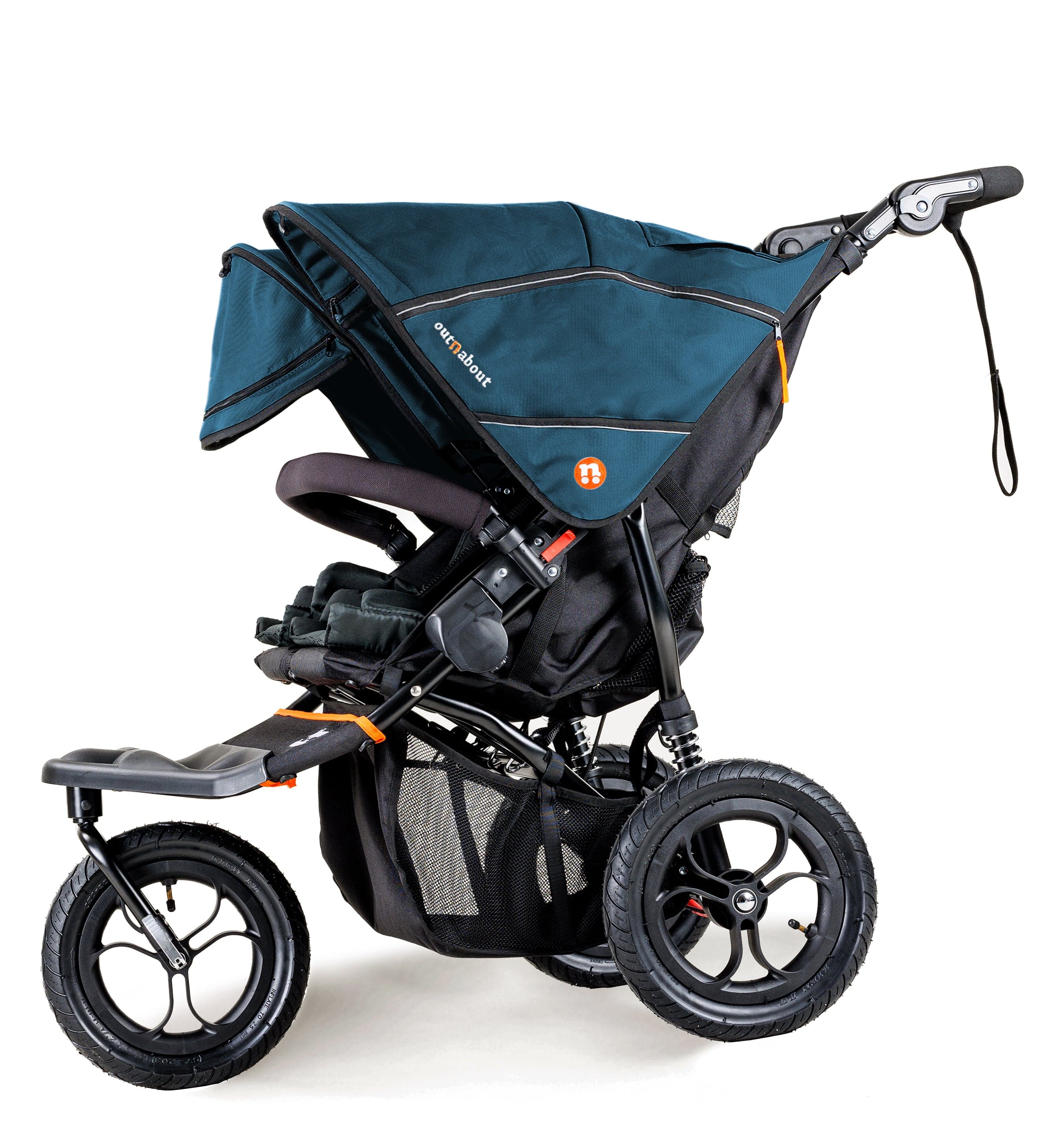 Out n About 3 Wheeler Pushchair Bundles Out n About Nipper Double Twin Essentials Kit in Highland Blue 15719-DTW-ESS-BLU