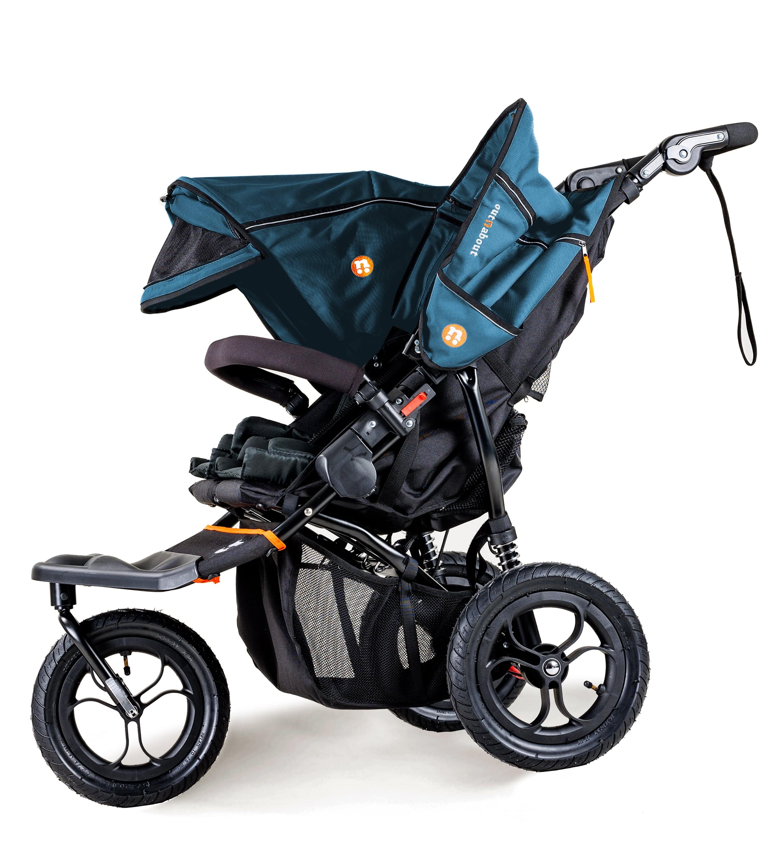 Out n About 3 Wheeler Pushchair Bundles Out n About Nipper Double Twin Essentials Kit in Highland Blue 15719-DTW-ESS-BLU