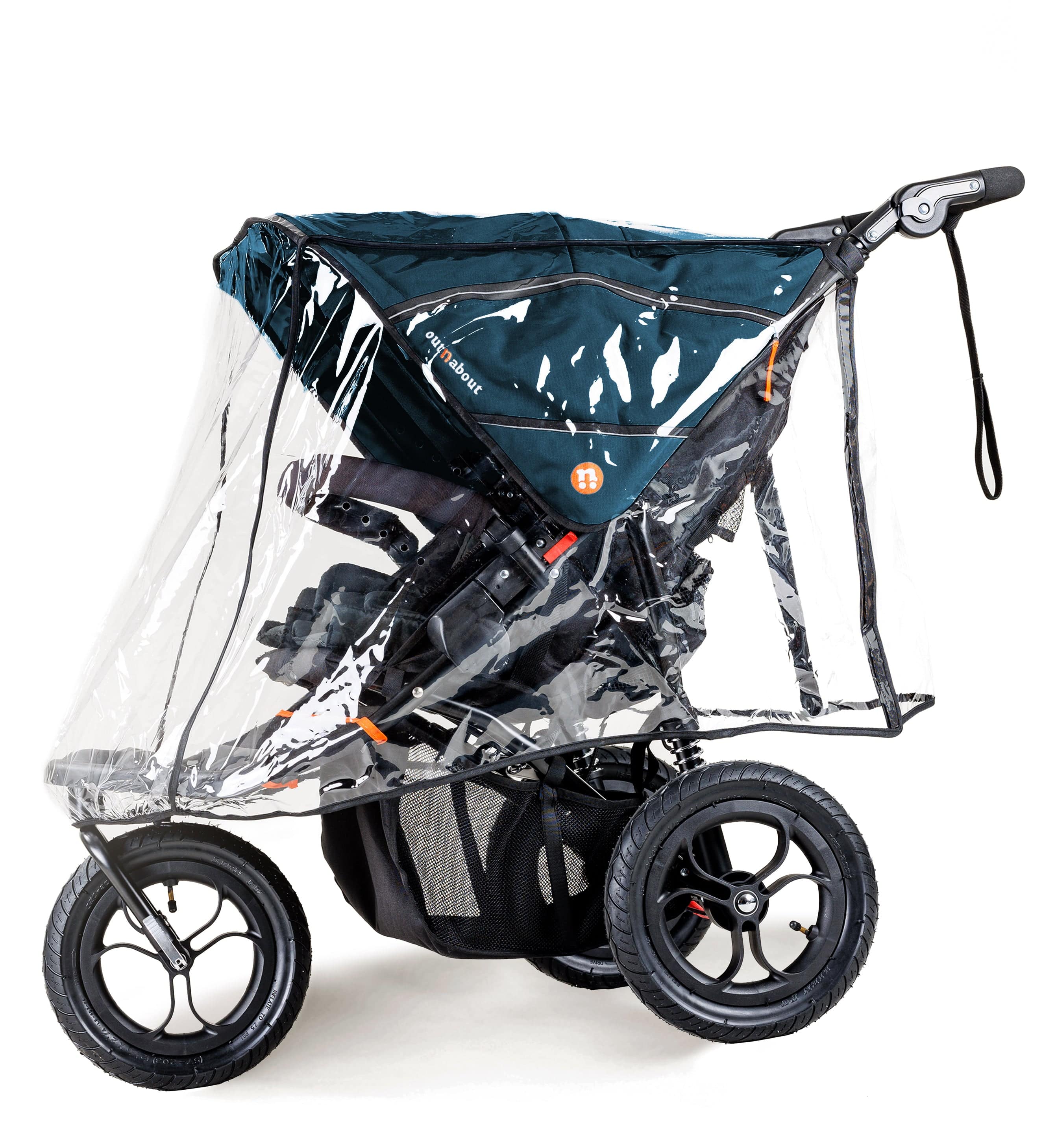 Out n About 3 Wheeler Pushchair Bundles Out n About Nipper Double Twin Essentials Kit in Highland Blue 15719-DTW-ESS-BLU