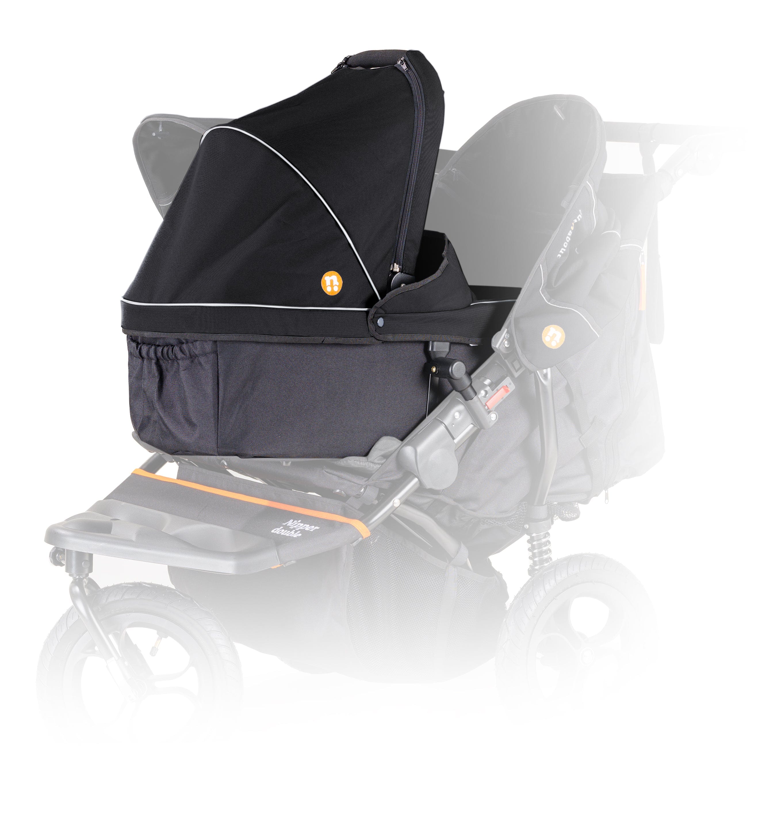 Out n About 3 Wheeler Pushchair Bundles Out n About Nipper Double Duo Starter Kit in Summit Black 15749-DTN-STA-SBL