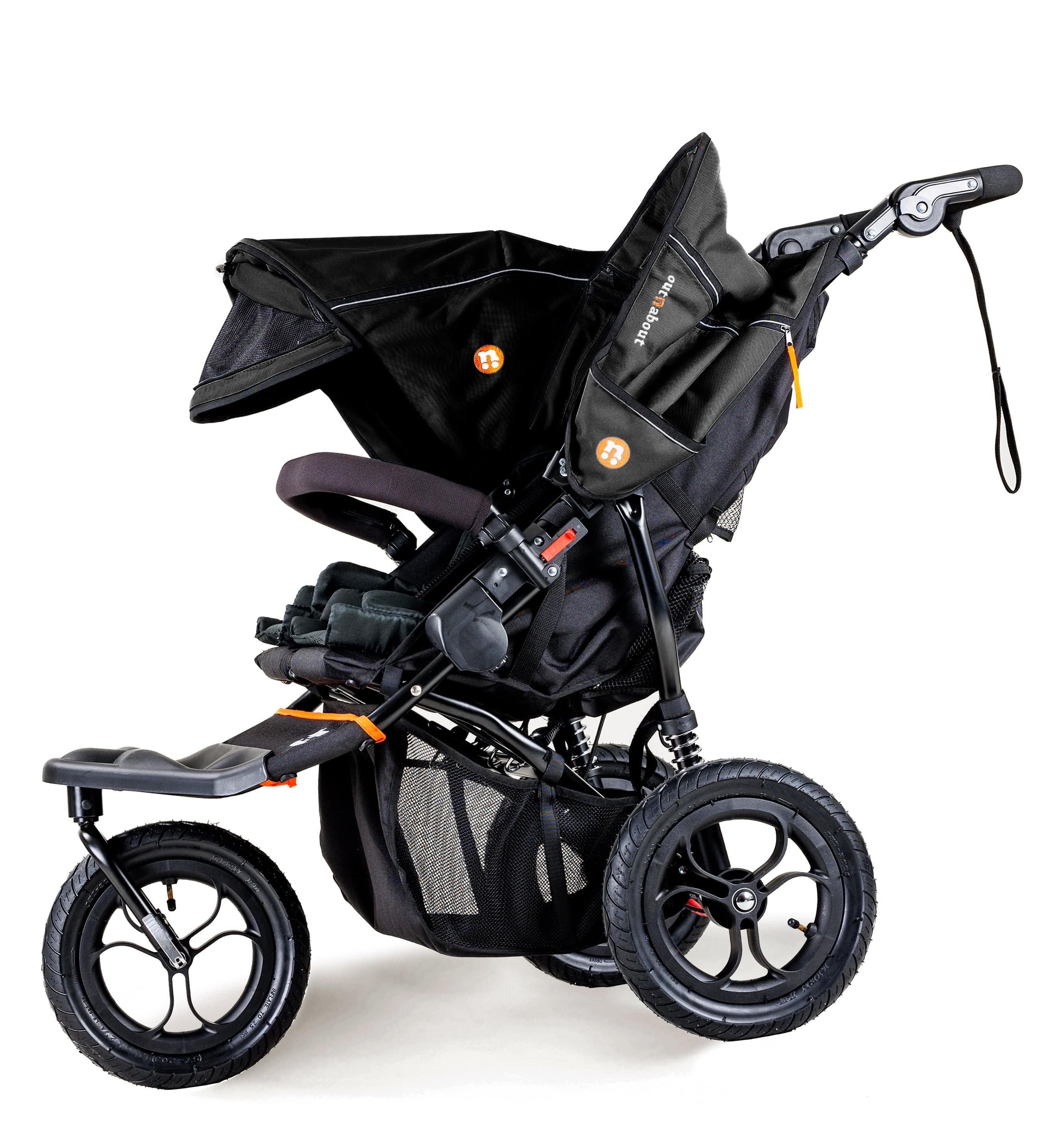 Out n About 3 Wheeler Pushchair Bundles Out n About Nipper Double Duo Starter Kit in Summit Black 15749-DTN-STA-SBL