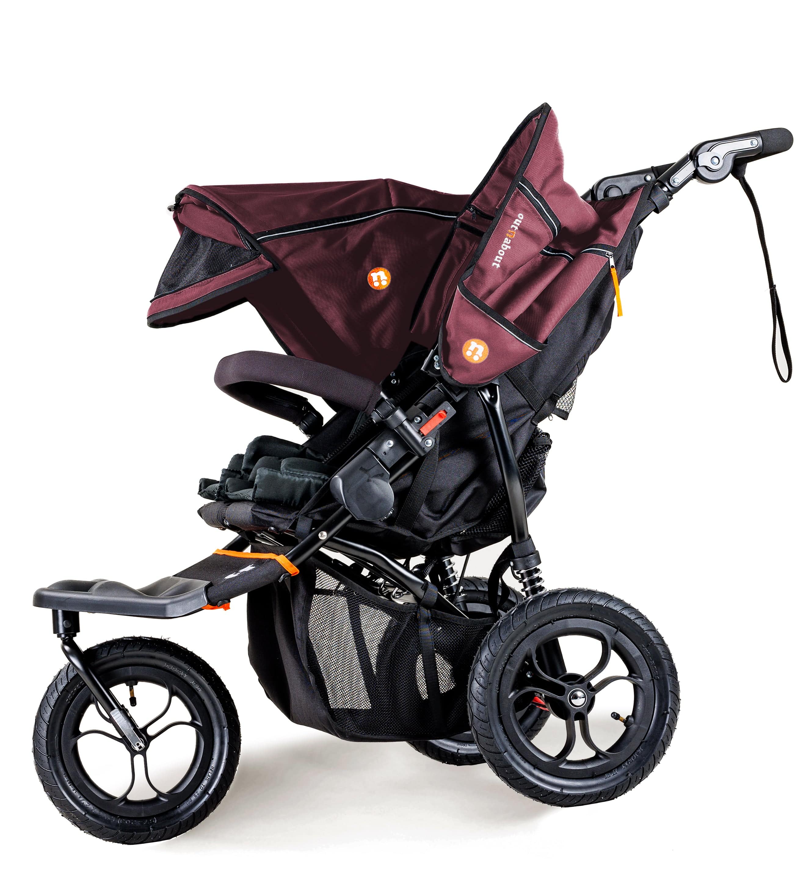 Out n About 3 Wheeler Pushchair Bundles Out n About Nipper Double Twin Comfort Kit in Brambleberry Red 15884-DTW-COM-RED