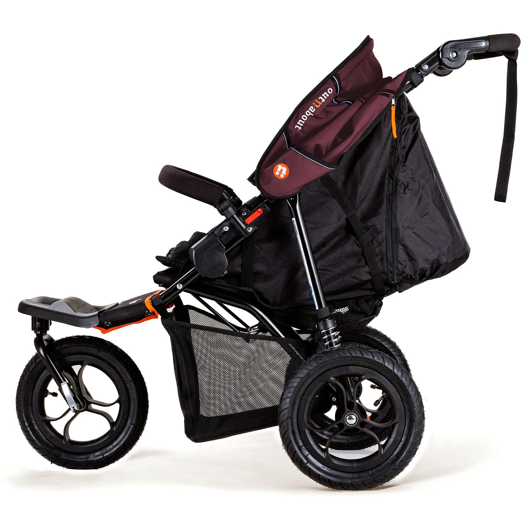 Out n About 3 Wheelers Out n About Nipper V5 All Terrian Pushchair - Brambleberry Red NIP-01BDYv5