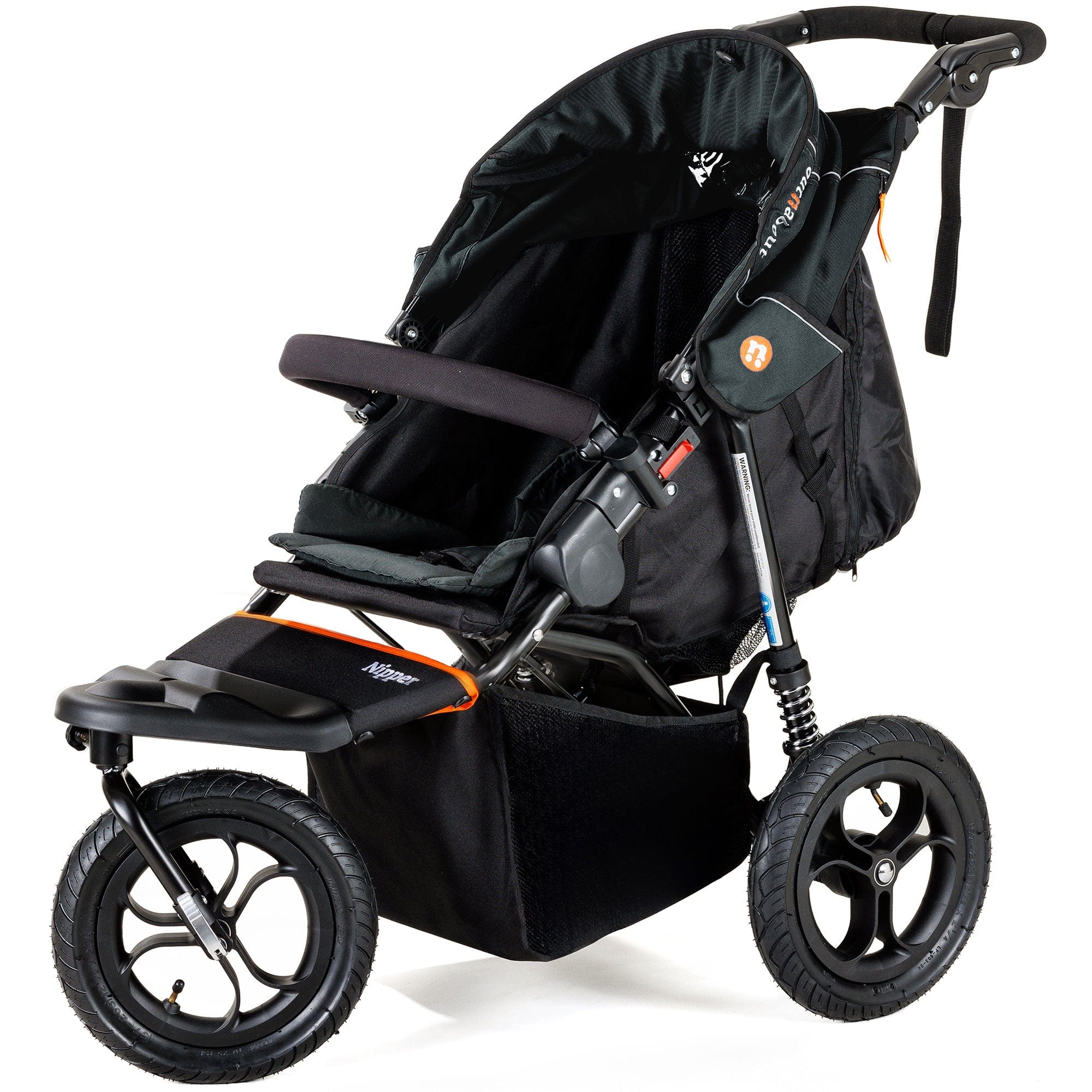 Out n About 3 Wheelers Out n About Nipper V5 All Terrain Pushchair - Forest Black NIP-01BLKv5