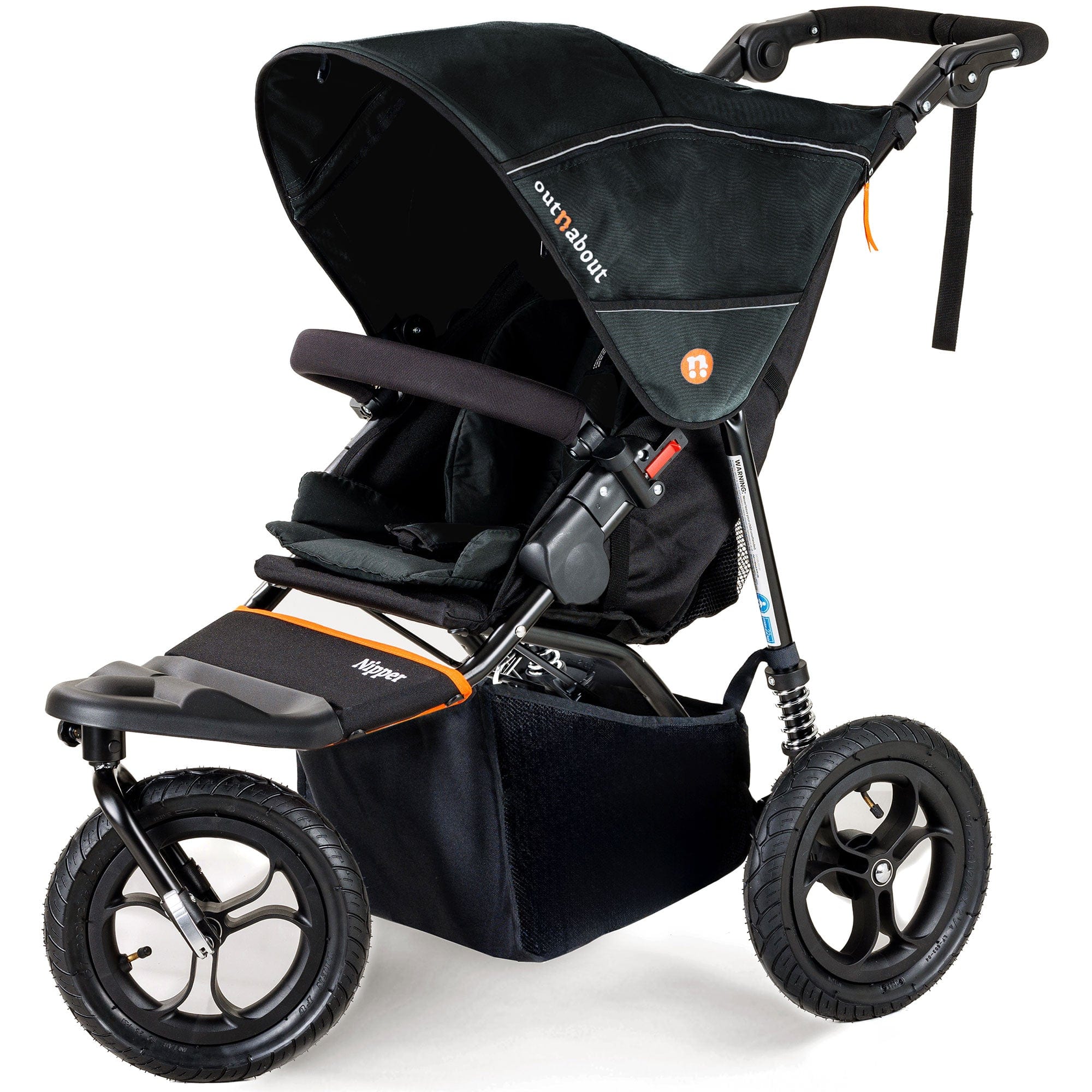 Out n About 3 Wheelers Out n About Nipper V5 All Terrain Pushchair - Forest Black NIP-01BLKv5