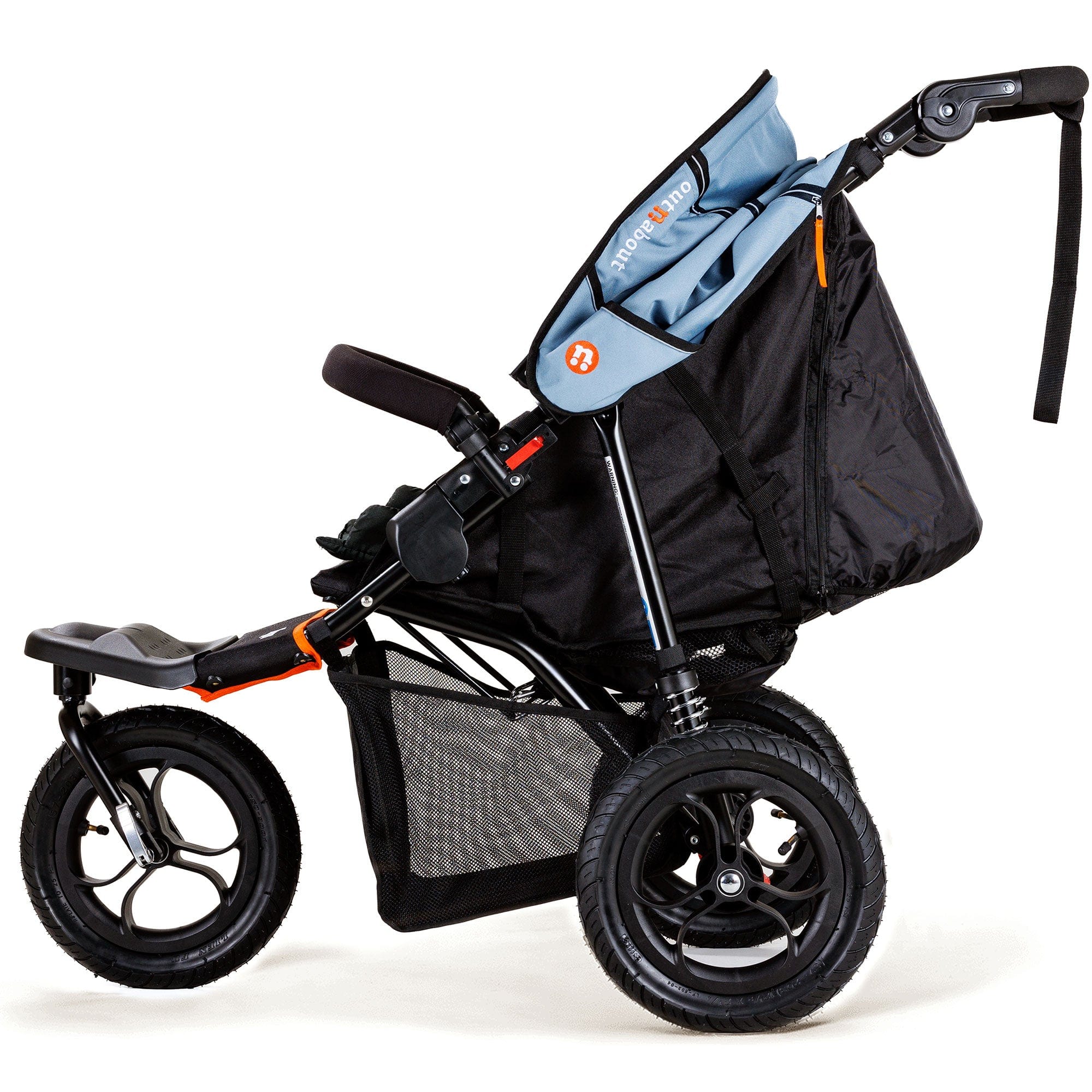 Out n About 3 Wheelers Out n About Nipper V5 All Terrain Pushchair - Rock Salt Grey NIP-01GRYv5