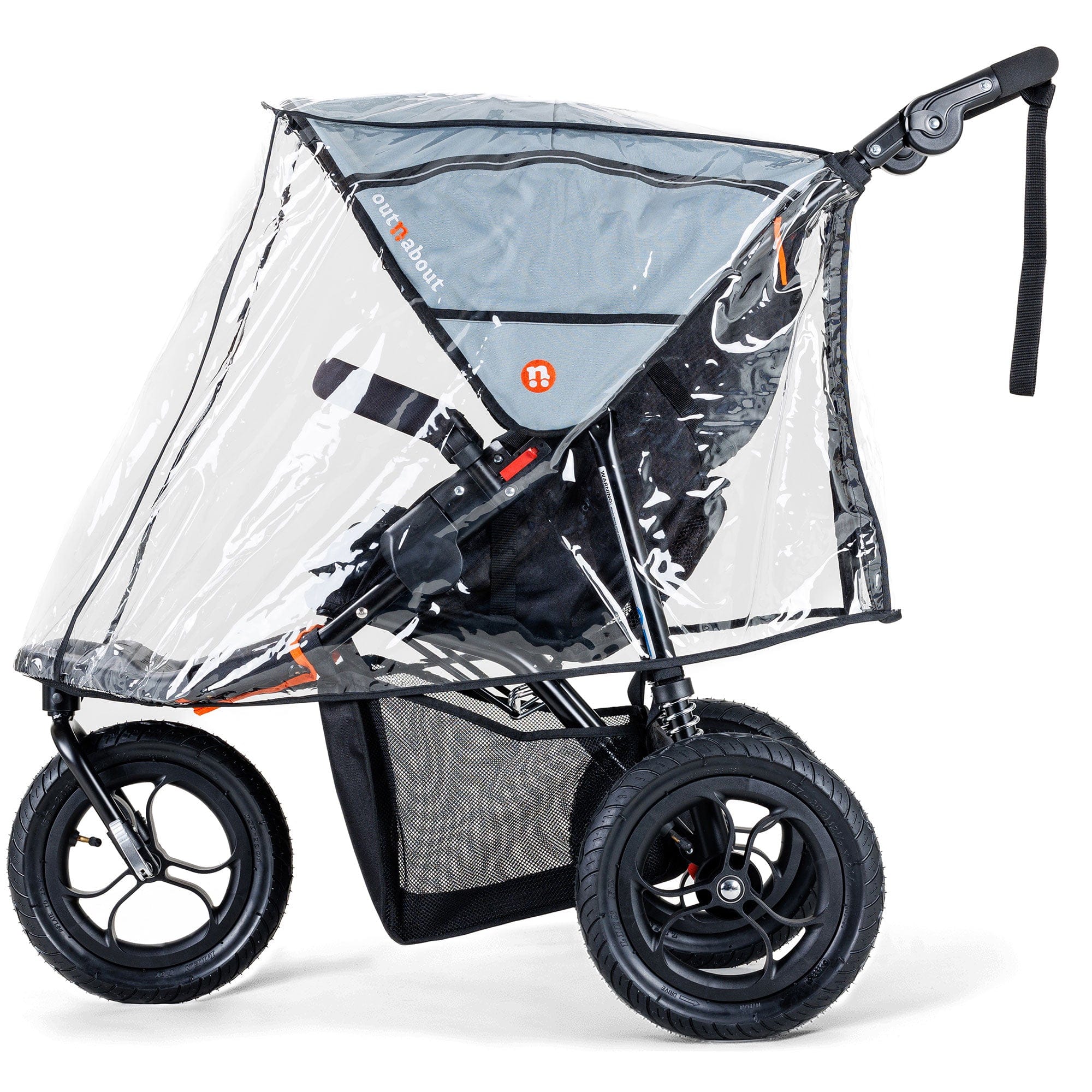 Out n About 3 Wheelers Out n About Nipper V5 All Terrain Pushchair - Rock Salt Grey NIP-01GRYv5