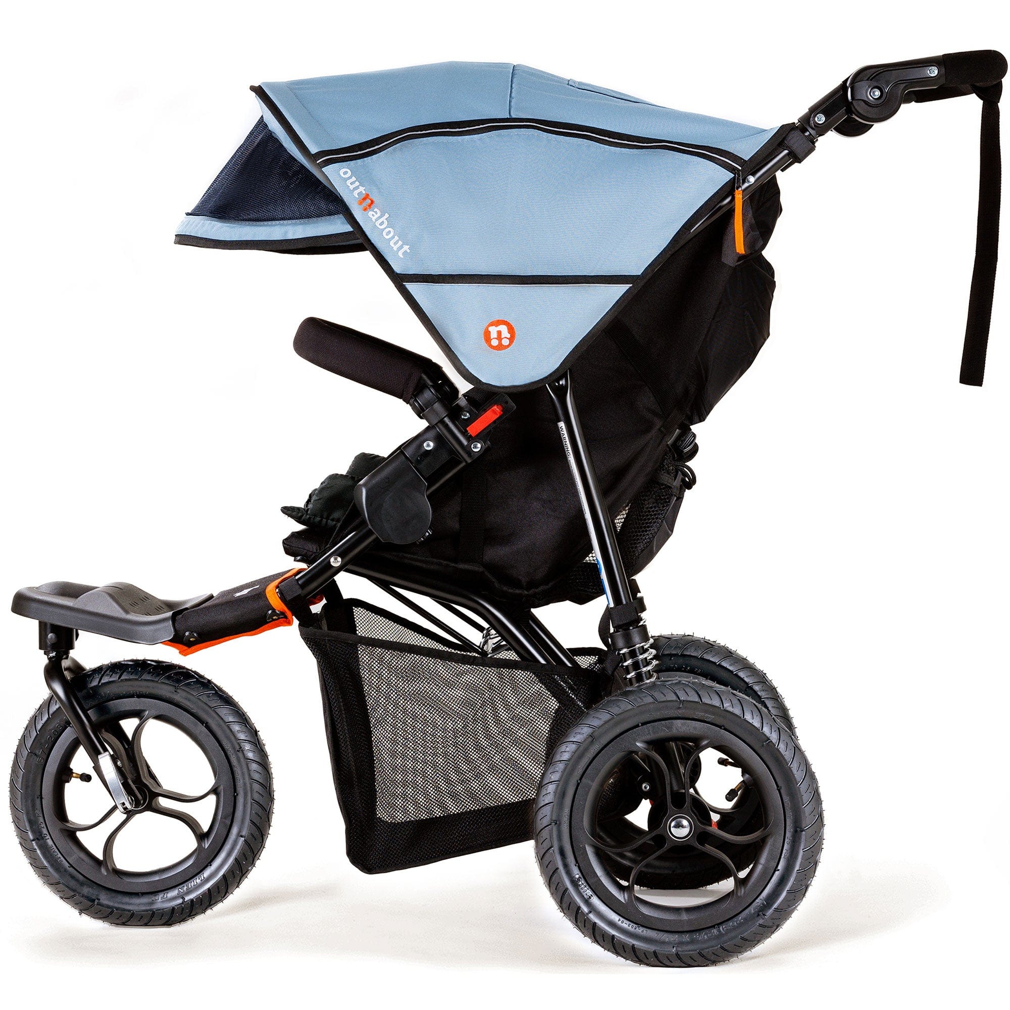 Out n About 3 Wheelers Out n About Nipper V5 All Terrain Pushchair - Rock Salt Grey NIP-01GRYv5