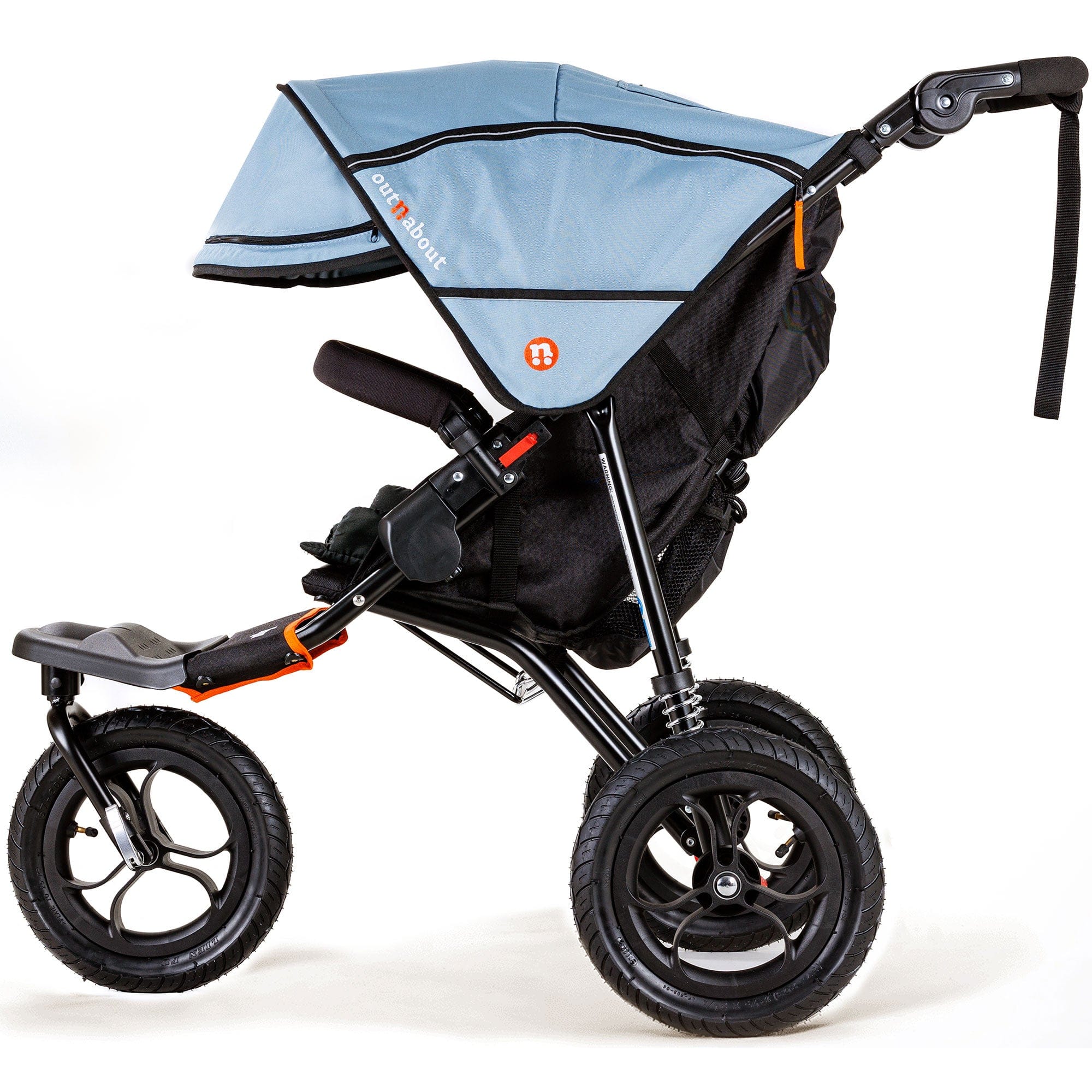 Out n About 3 Wheelers Out n About Nipper V5 All Terrain Pushchair - Rock Salt Grey NIP-01GRYv5