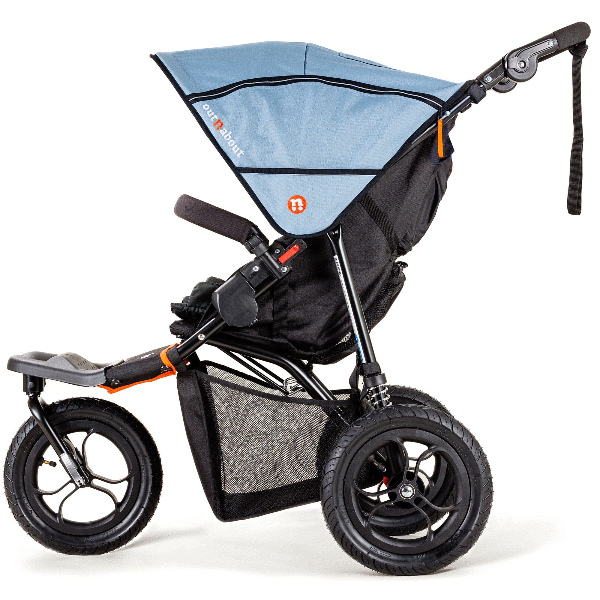 Out n About 3 Wheelers Out n About Nipper V5 All Terrain Pushchair - Rock Salt Grey NIP-01GRYv5