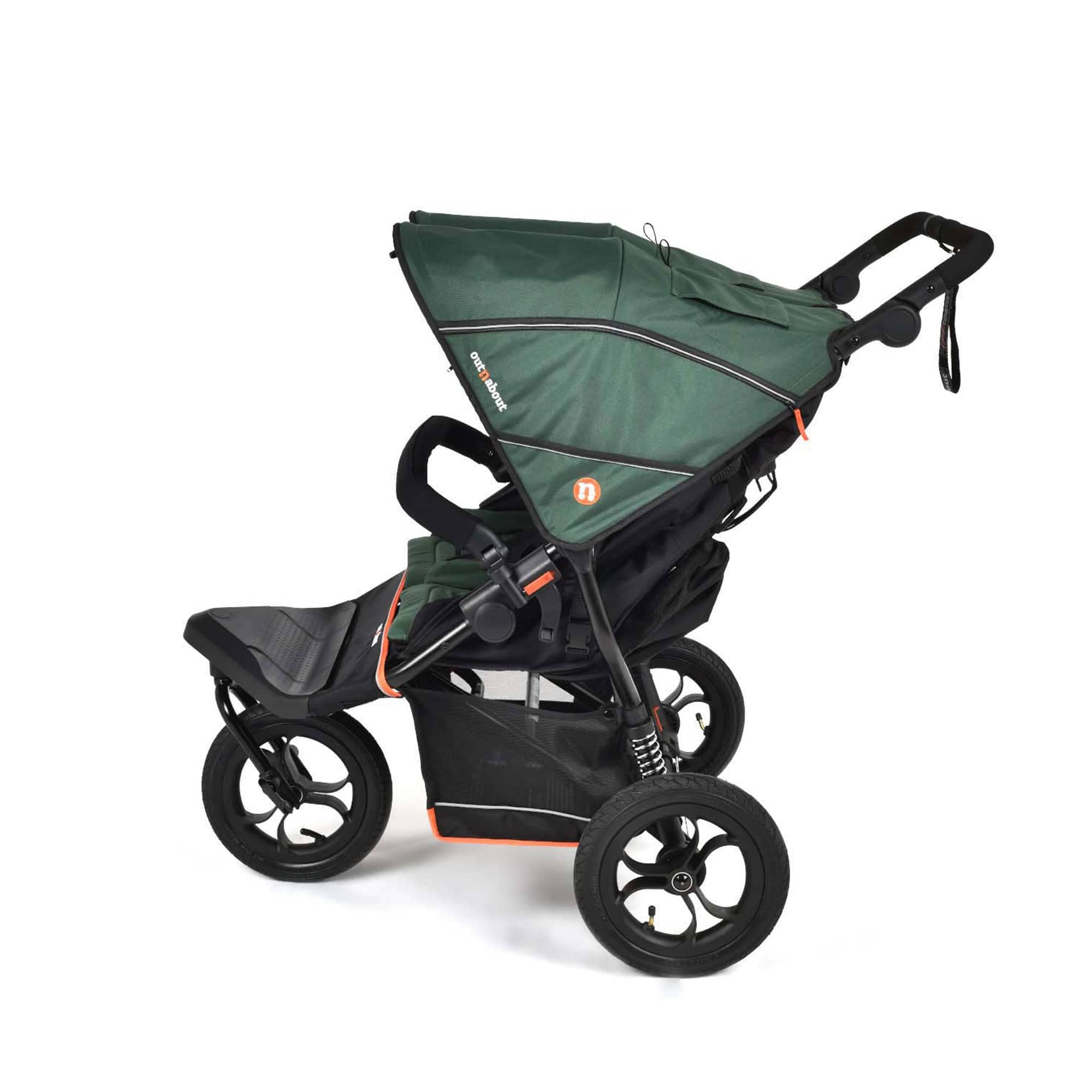 Out n About double buggies Out n About Double Nipper V6 - Sycamore Green ONANIP-02GRNV6