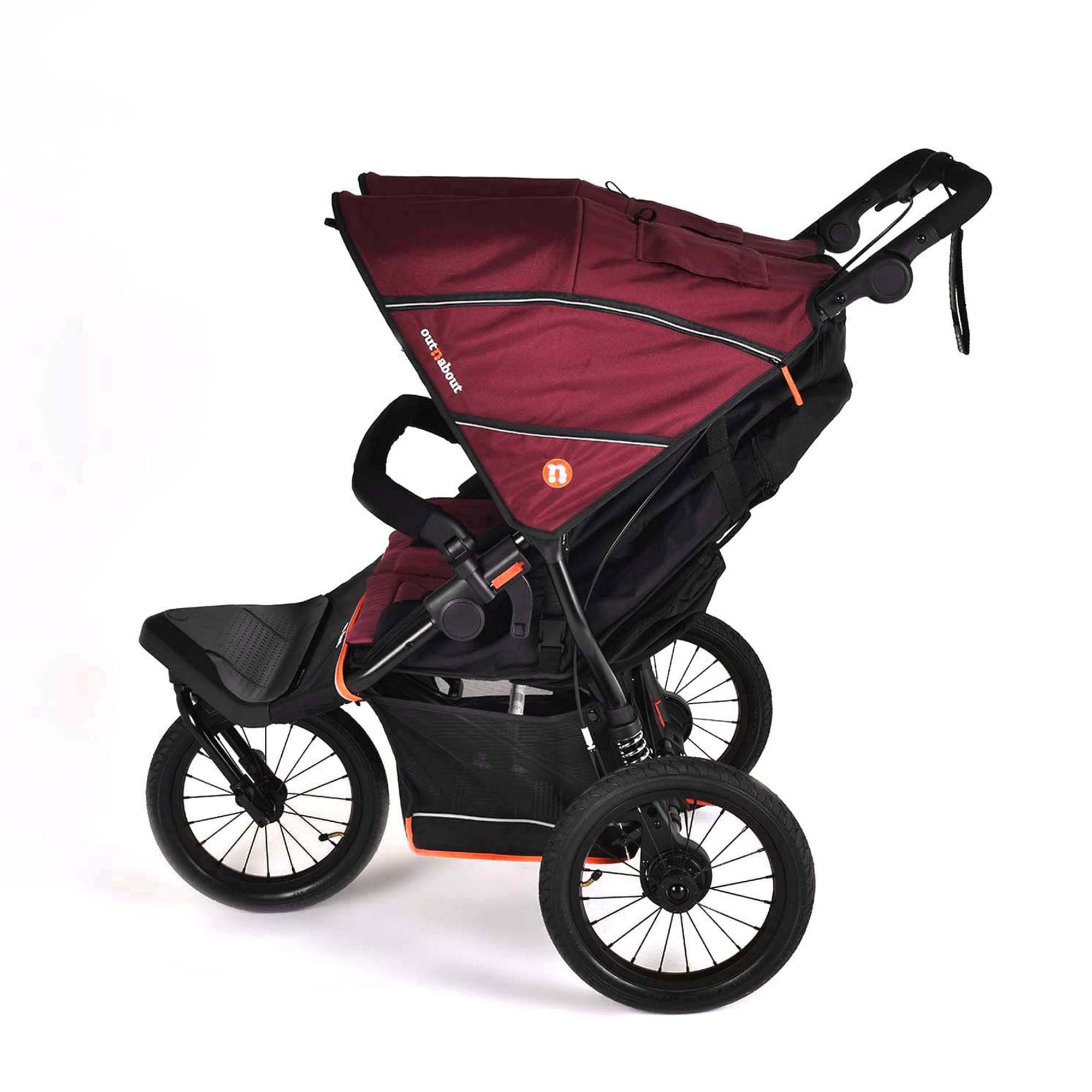 Out n About double buggies Out n About Nipper Double V6 Plus - Brambleberry Red ONANIP-02BDYV6+