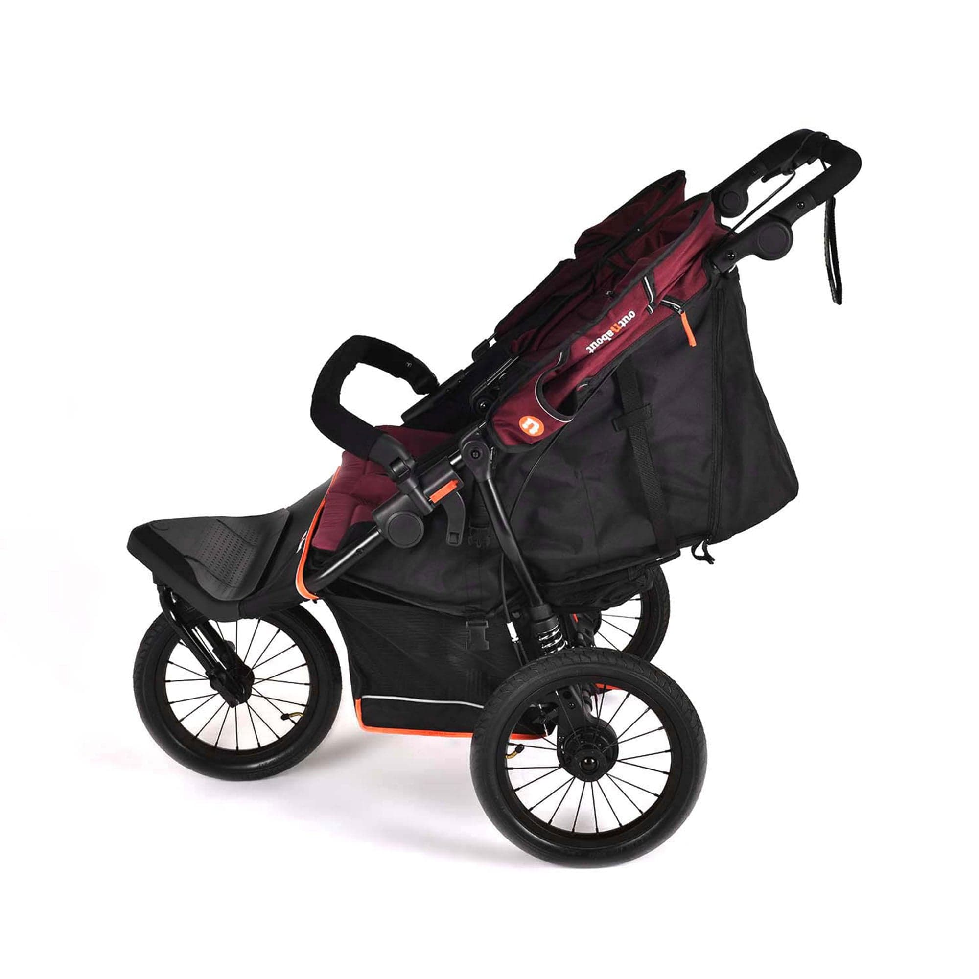 Out n About double buggies Out n About Nipper Double V6 Plus - Brambleberry Red ONANIP-02BDYV6+