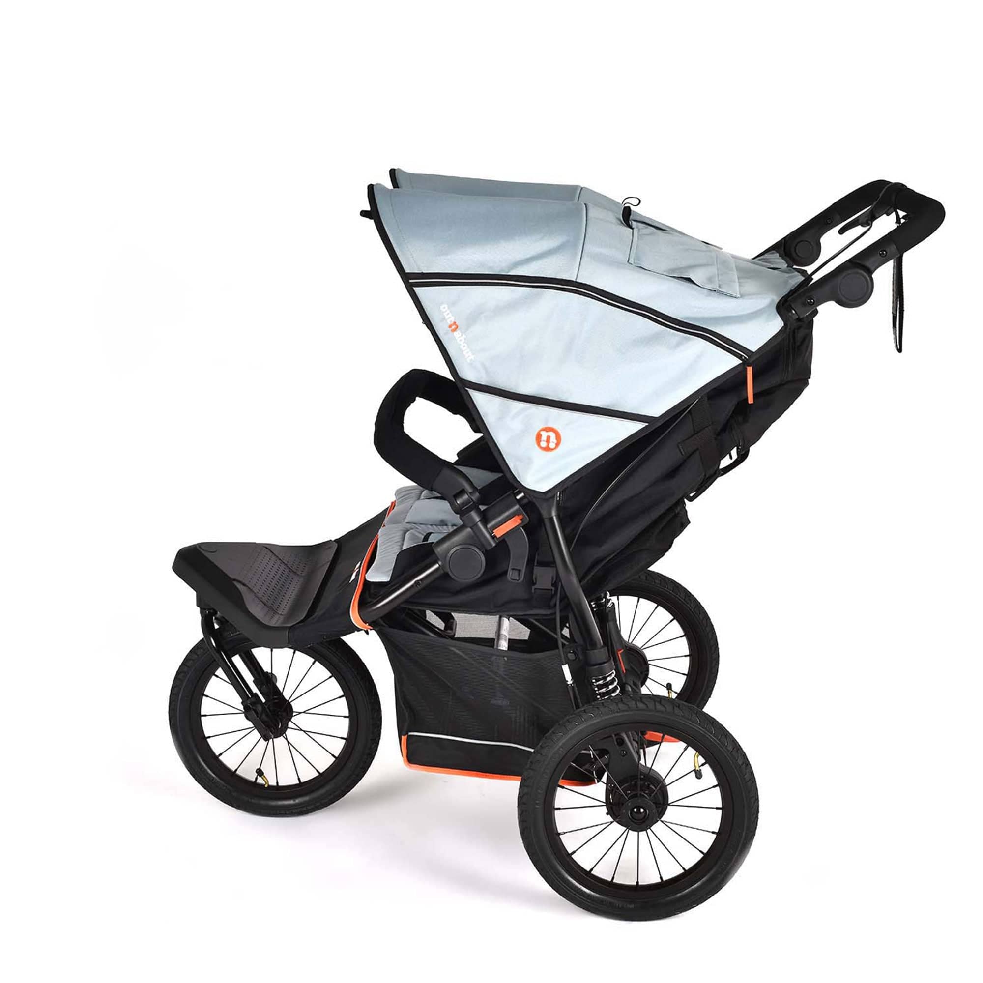 Out n About double buggies Out n About Nipper Double V6 Plus - Rocksalt Grey ONANIP-02GRYV6+